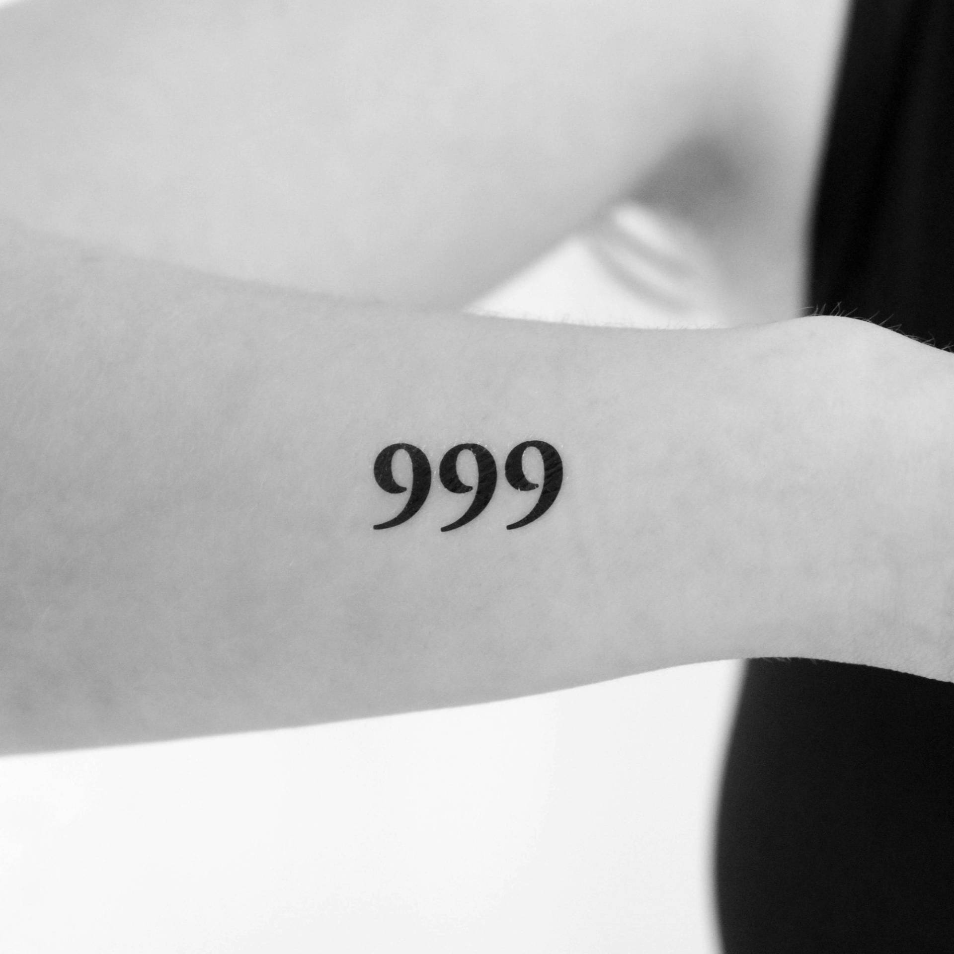 999 Numerologie Engel Zahl Temporäres Tattoo | 3Er Set von Etsy - Tatteco