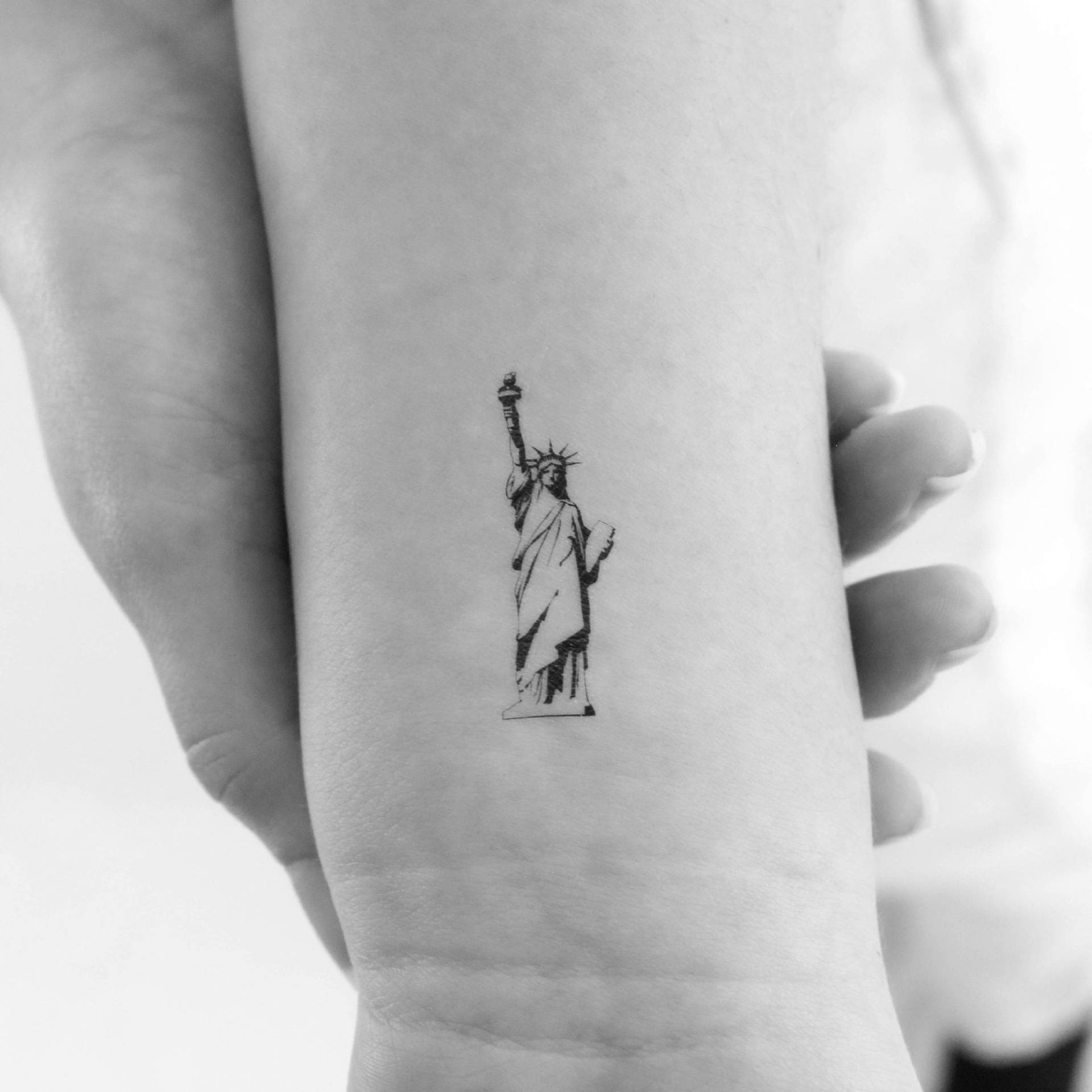 Freiheitsstatue Temporäre Tattoo | 3Er Set von Etsy - Tatteco