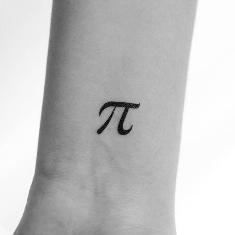 Pi Buchstabe Temporäres Tattoo | 3Er Set von Etsy - Tatteco