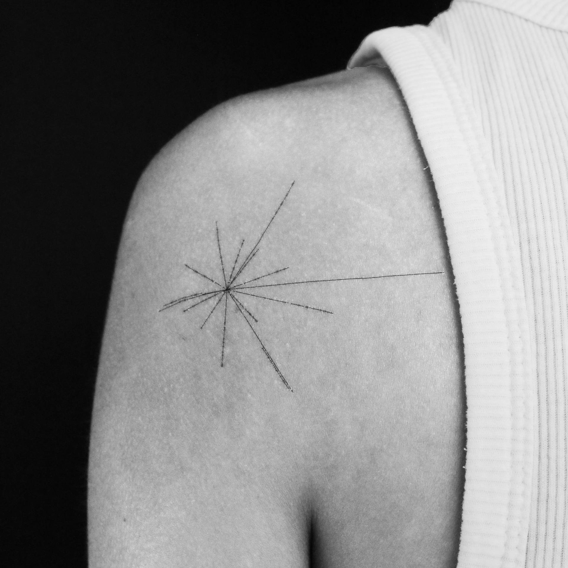 Pioneer Plaque Temporäres Tattoo | 3Er Set von Etsy - Tatteco