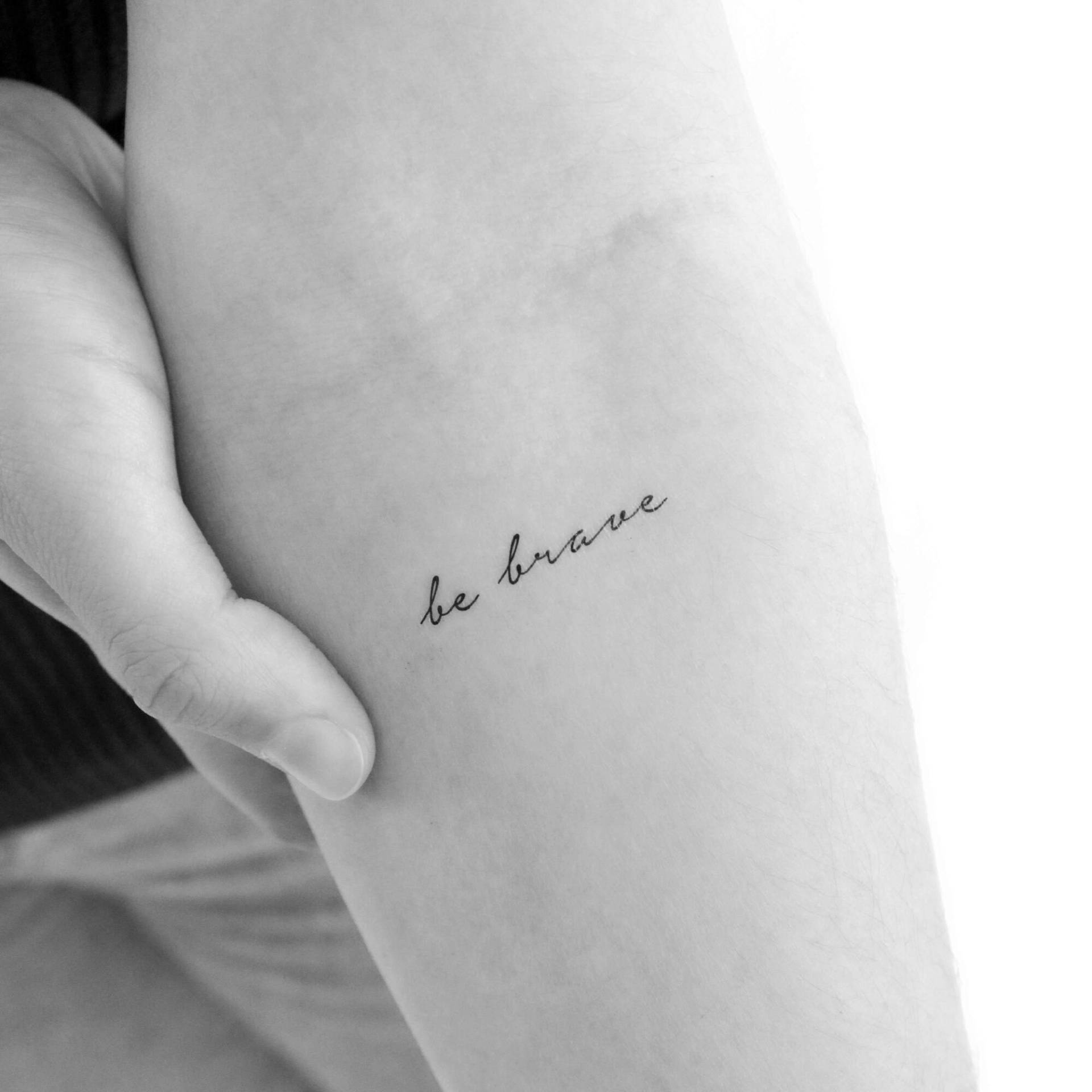 Sei Mutig Temporäres Tattoo | 3Er Set Sei Mutig Temporäres Tattoo | 3Er Set von Etsy - Tatteco