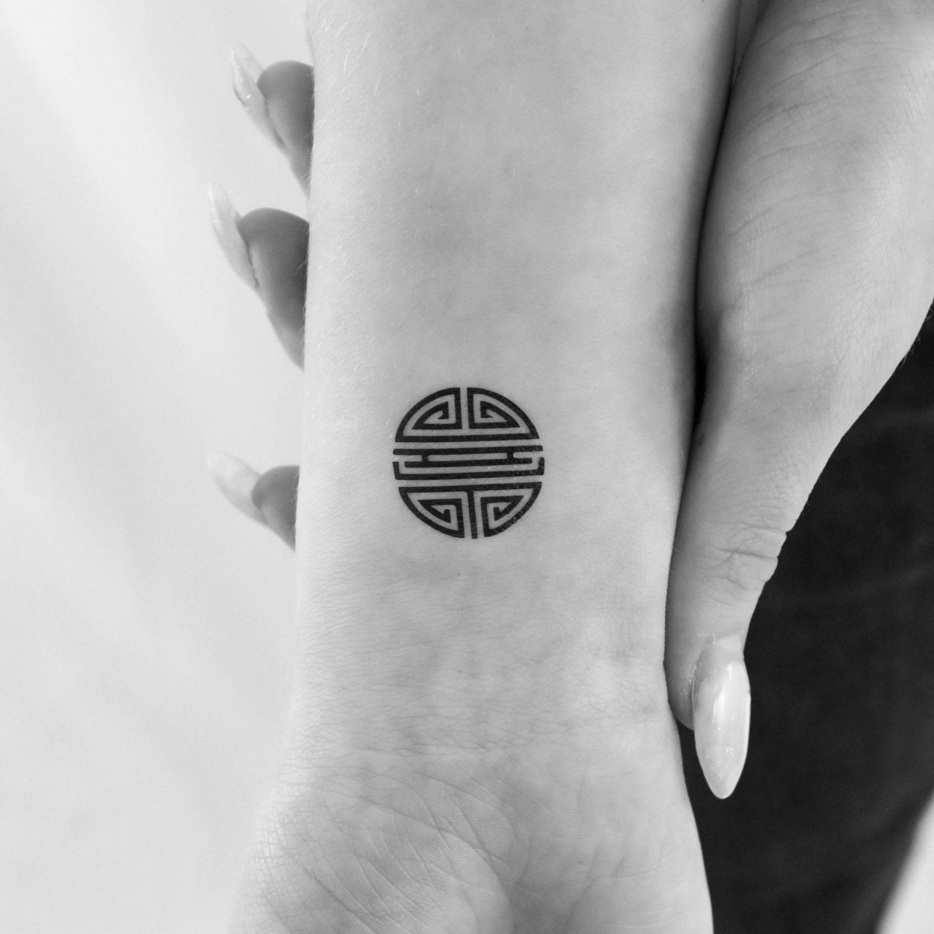 Shou Langlebigkeit Symbol Temporäres Tattoo | 3Er Set von Etsy - Tatteco