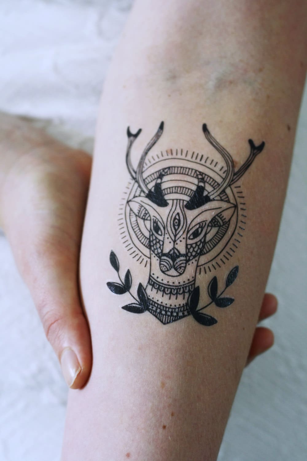 Hirsch Tattoo | Temporäres Hipster Geschenkidee Weihnachtsgeschenkidee Festival Boho Hirsch Tattoo | Temporäres Hipster Geschenkidee Weihnachtsgeschenkidee Festival Boho von Etsy - Tattoorary