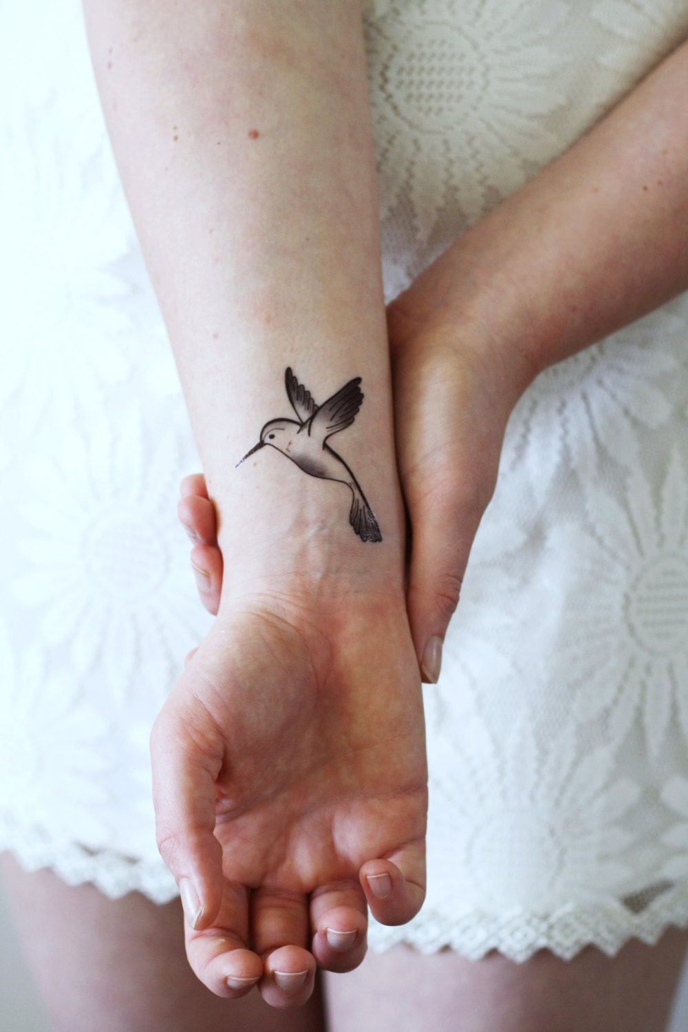 Kolibri Temporäres Tattoo | Vogel Boho Boho Geschenk Schönheit Selbstfürsorge von Etsy - Tattoorary