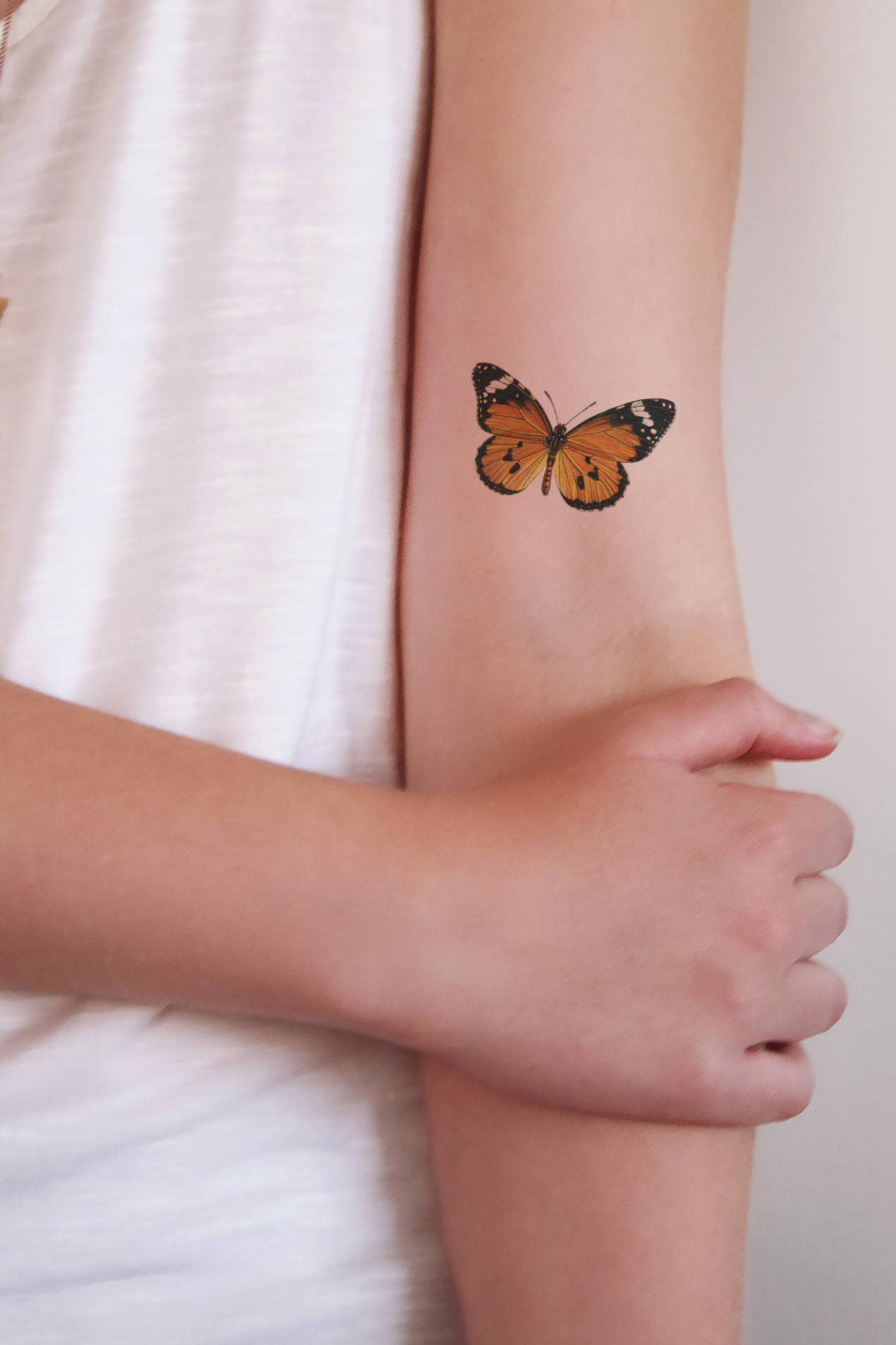 Vintage Orange Schmetterling Temporäres Tattoo | Zubehör Schmuck Boho Geschenk Vintage Orange Schmetterling Temporäres Tattoo | Zubehör Schmuck Boho Geschenk von Etsy - Tattoorary