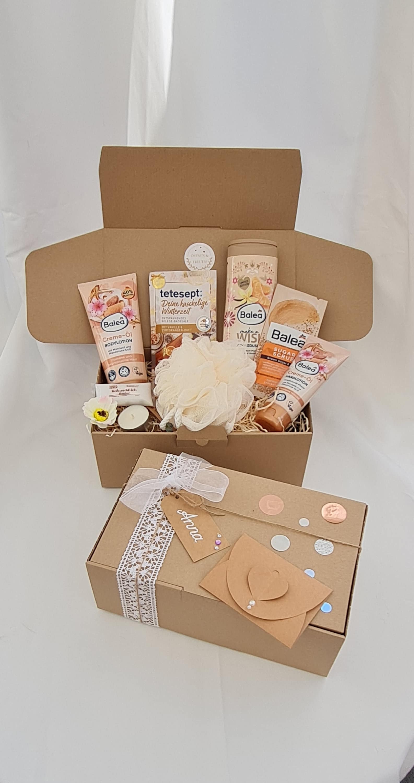 Geschenkset Für Frauen, Personalisierte Wellness Geschenkbox Zum Geburtstag, Zu Weihnachten, Beautybox Freundin, /35 von Etsy - Tedemma