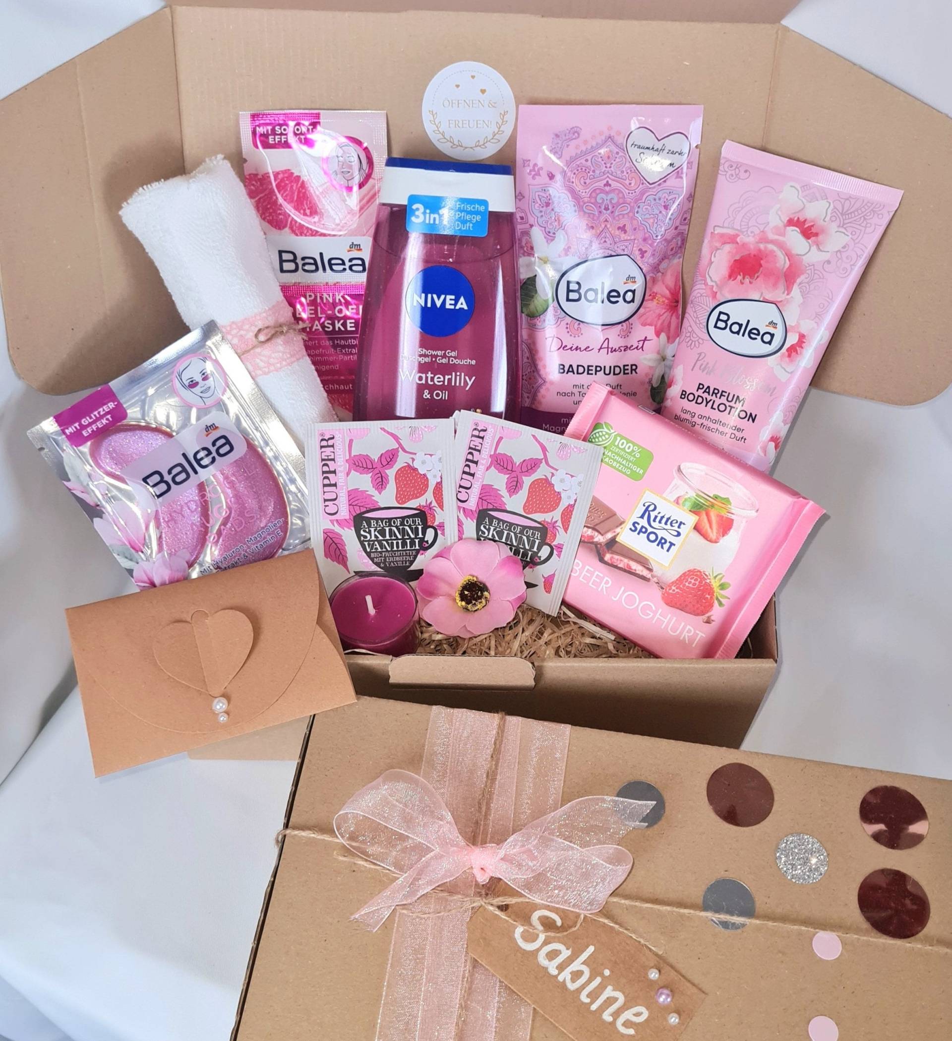 Geschenkset Für Frauen/Personalisierte Wellness Geschenkbox Geburtstagsgeschenk Weihnachtsgeschenk Beautybox Freundin /47 von Etsy - Tedemma