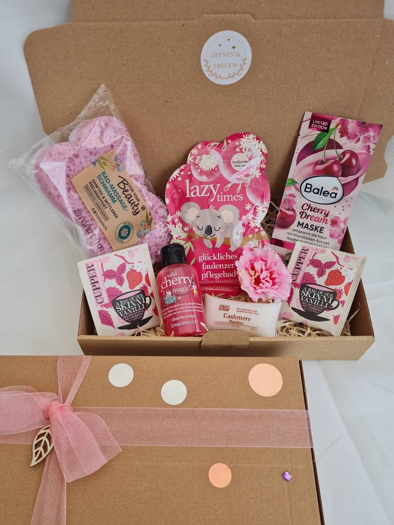 Personalisierte Geschenkbox Für Frauen Zum Geburtstag/Wellness Weihnachten Überraschungsbox Beautybox /70 von Etsy - Tedemma