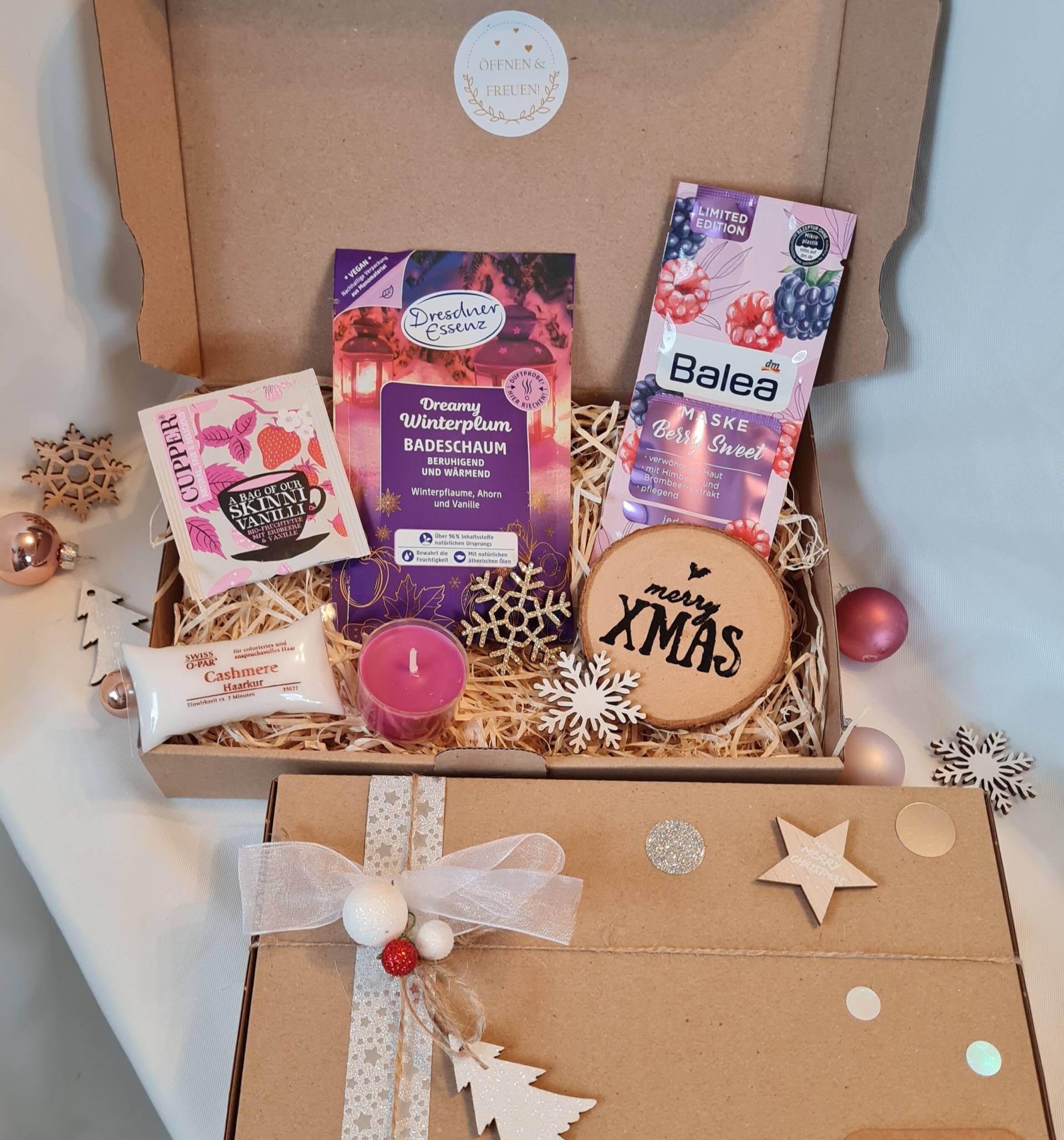 Wichtelgeschenk, Kleines Weihnachtsgeschenk Für Frauen, Personalisierte Wellness Geschenkbox, Geschenk Freundin Mama Kollegin /45 von Etsy - Tedemma