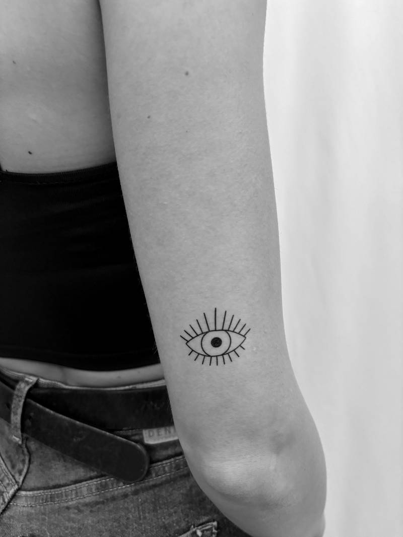 Böses Auge Temporäres Tattoo | 3Er Set/Schwarz Fake Geschenk Idee von Etsy - TemporaryTattooInc