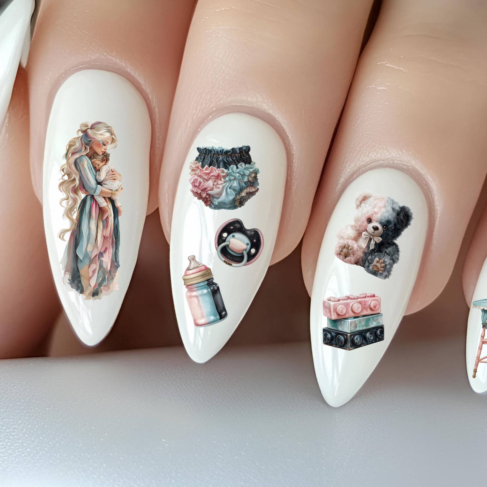 Mama Neugeborene Wasser Nagelsticker, Wasserschiebe Sticker Für Nägel, Nagel Schnuller, Babyflasche, Bausteine Mama Neugeborene Wasser Nagelsticker, Wasserschiebe Sticker Für Nägel, Nagel Schnuller, Babyflasche, Bausteine von Etsy - TheArtofNaildesign