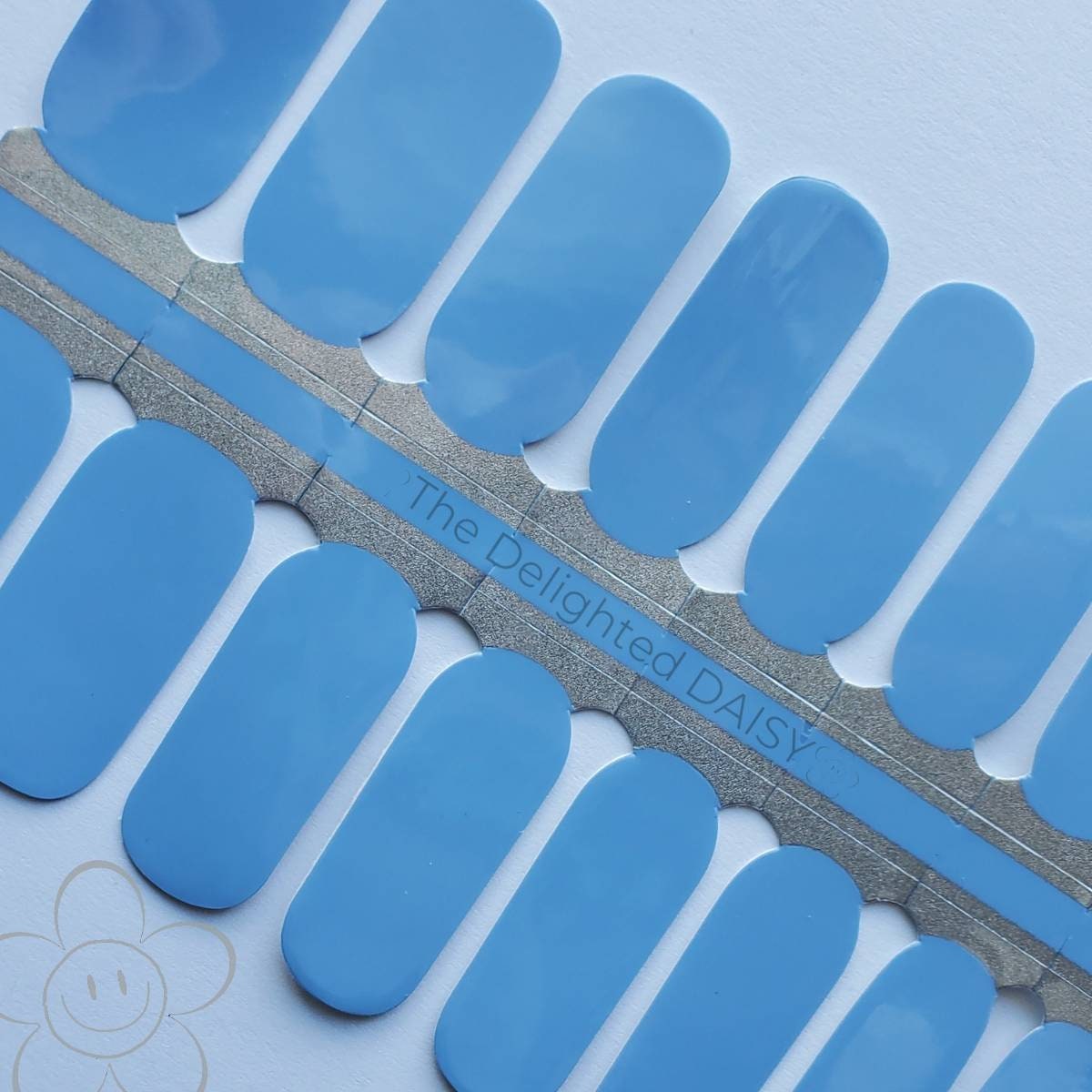 Entzückende Blaue Nagelverpackungen, Nagelstreifen, Nagelaufkleber, Nagelkunst von Etsy - TheDelightedDaisy