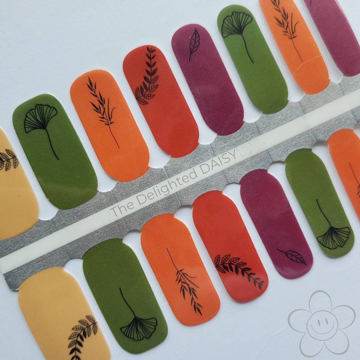 Farben Der Herbstblätter Nail Wraps, Sticker, Art von Etsy - TheDelightedDaisy