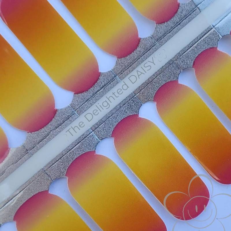 Sommer Sonnenuntergang Nail Wraps, Nagel Aufkleber, Art von Etsy - TheDelightedDaisy