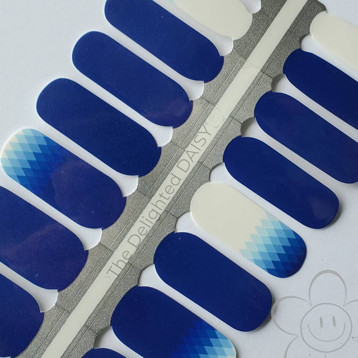 Wunderschöne Blaue Ombre Nail Wraps, Nagelstreifen, Nagelaufkleber, Art von Etsy - TheDelightedDaisy