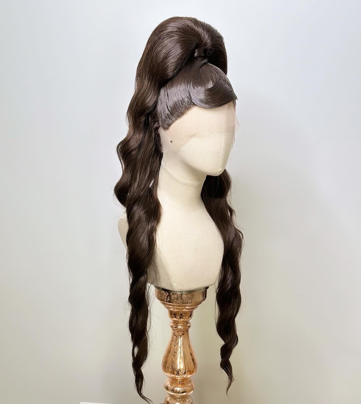 Classy Sleek Half Up Ponytail Wig Brown von Etsy - TheGingHair