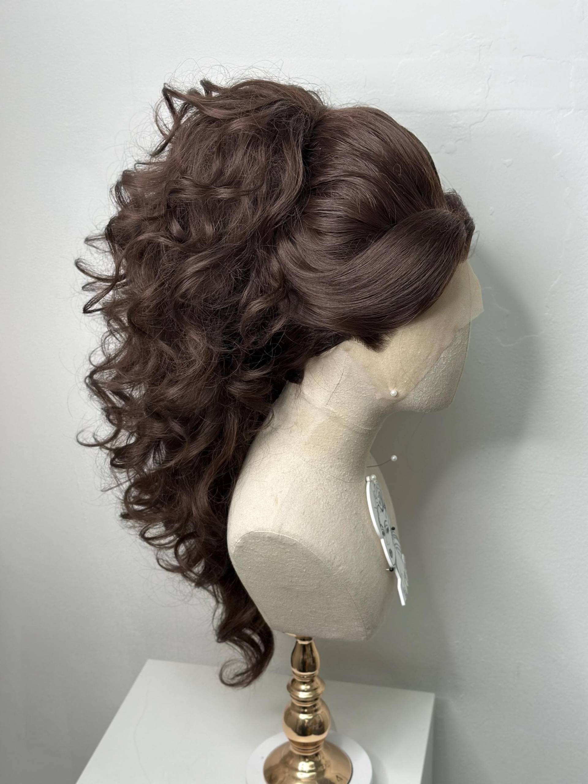 Half Updo Cocolate Brown Half Updo Cocolate Brown von Etsy - TheGingHair