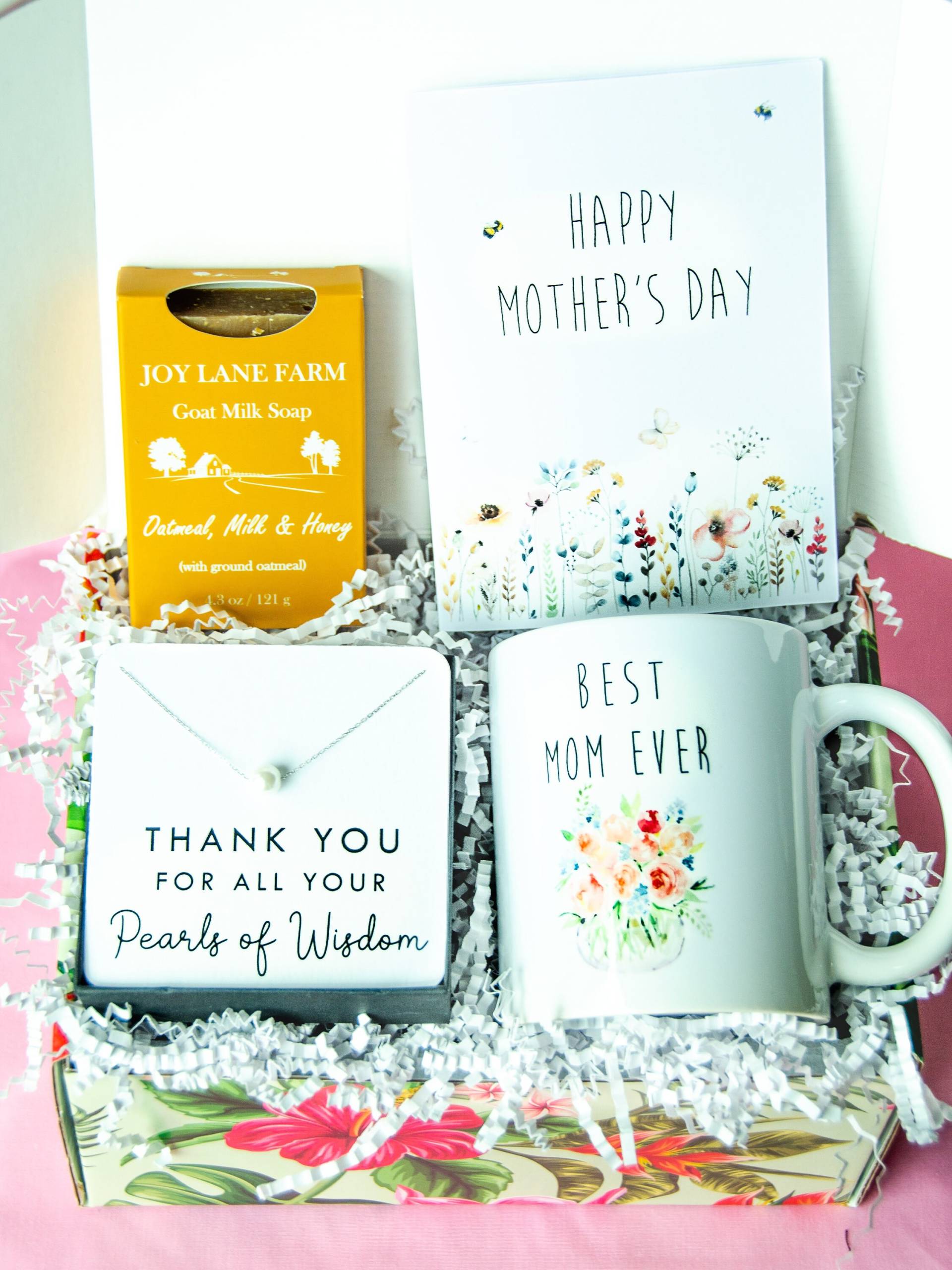 Muttertagsgeschenkbox Für Mama, 925 Perlenkette Glückliche Muttertagskarte, Geschenk Muttertagsgeschenk, Tasse Mama von Etsy - TheJewelryBx21