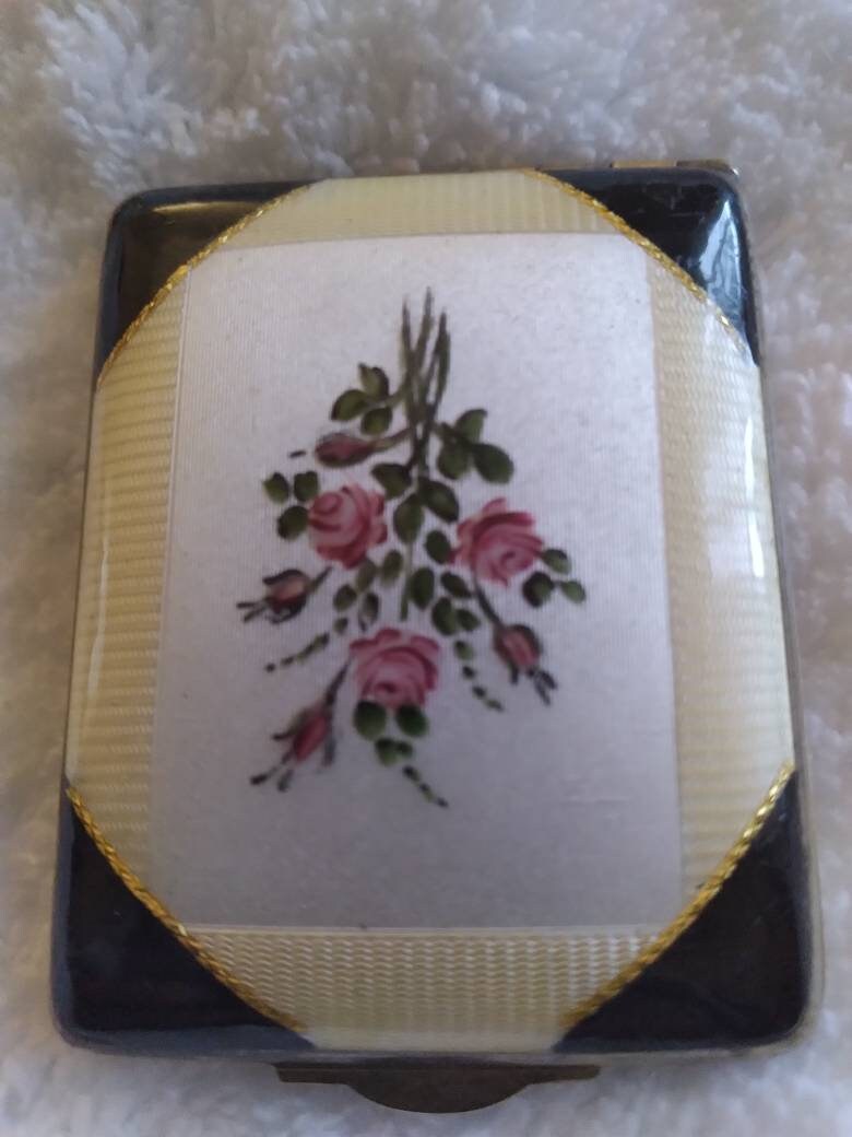 Guilloche Compact von Etsy - TheLizArdsVintageCo