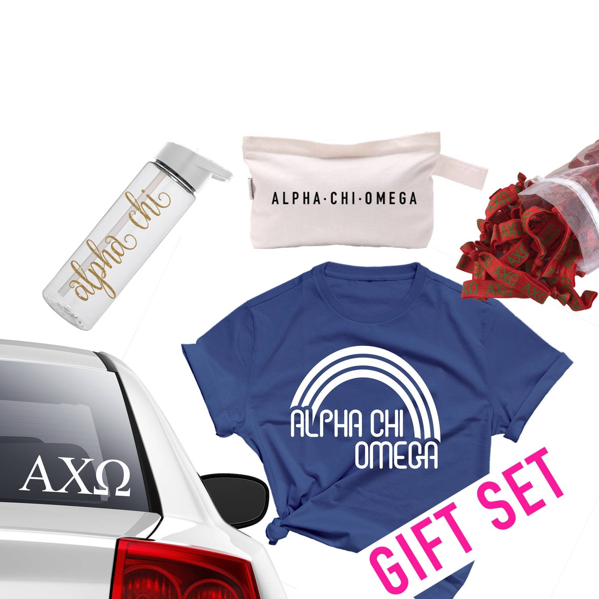 Alpha Chi Omega Merch Set - Sorority Bundle Gift von Etsy - TheLuxuryGirl