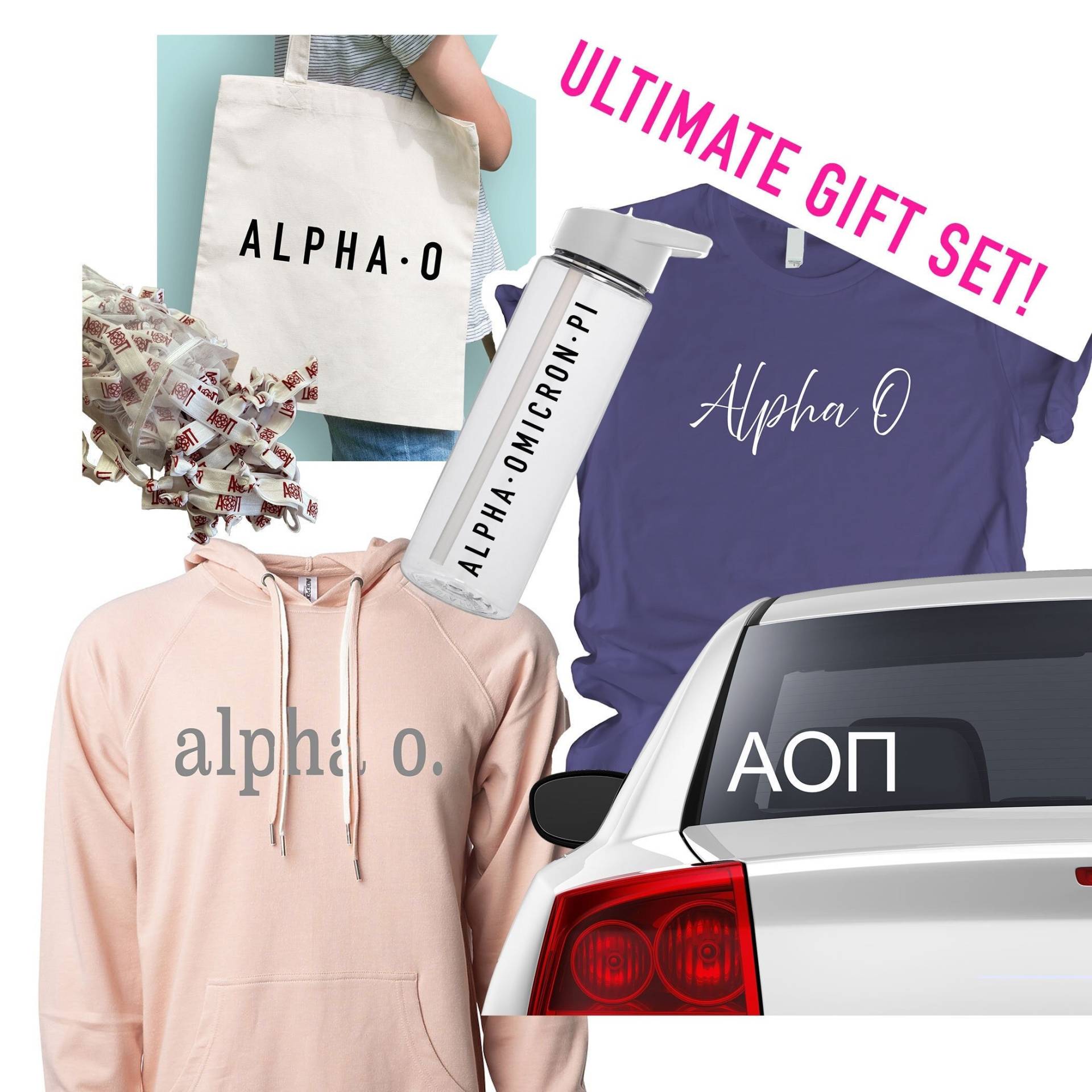 Alpha Omicron Pi Merch Set - Sororität Bundle Aoii Gebotstagsgeschenke Griechisch von Etsy - TheLuxuryGirl