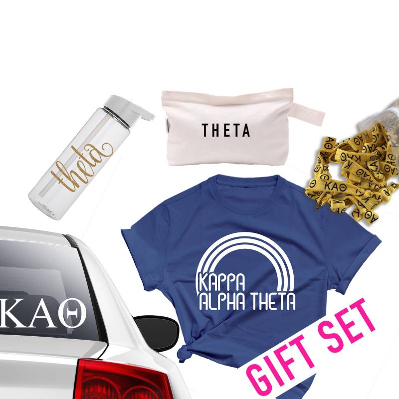 Kappa Alpha Theta Sorority Geschenkset - Bid Day Geschenk Geschenkpaket Geschenkkorb Big Little Reveal von Etsy - TheLuxuryGirl