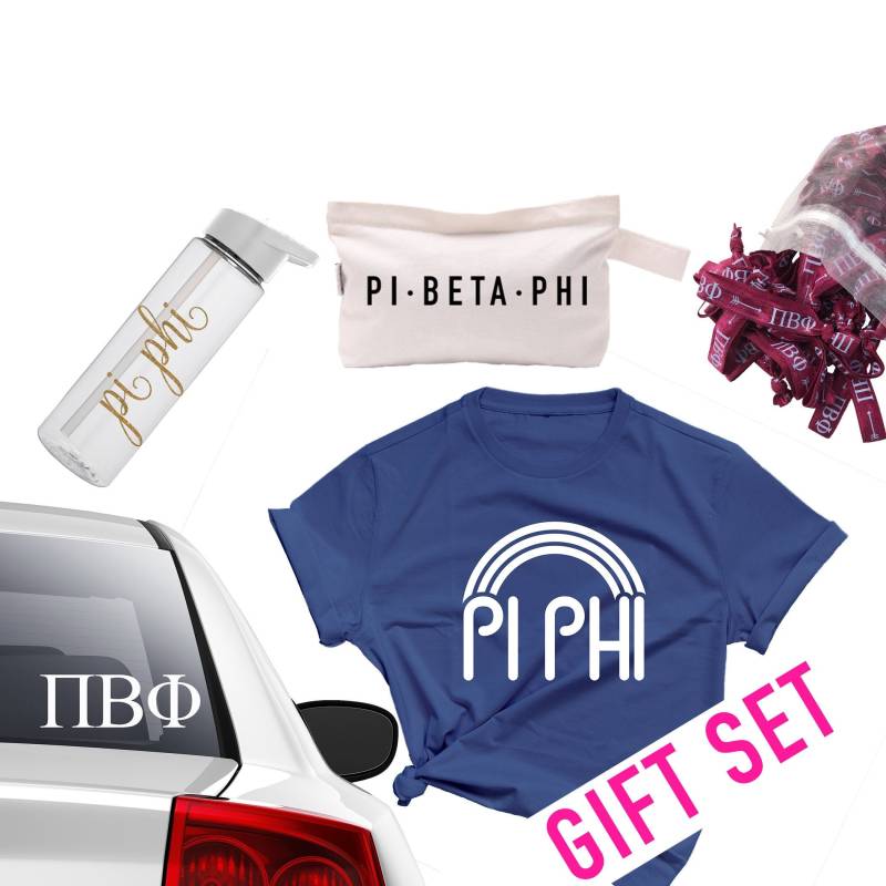 Pi Beta Phi Merch Set - Sorority Geschenkpaket Bid Day von Etsy - TheLuxuryGirl