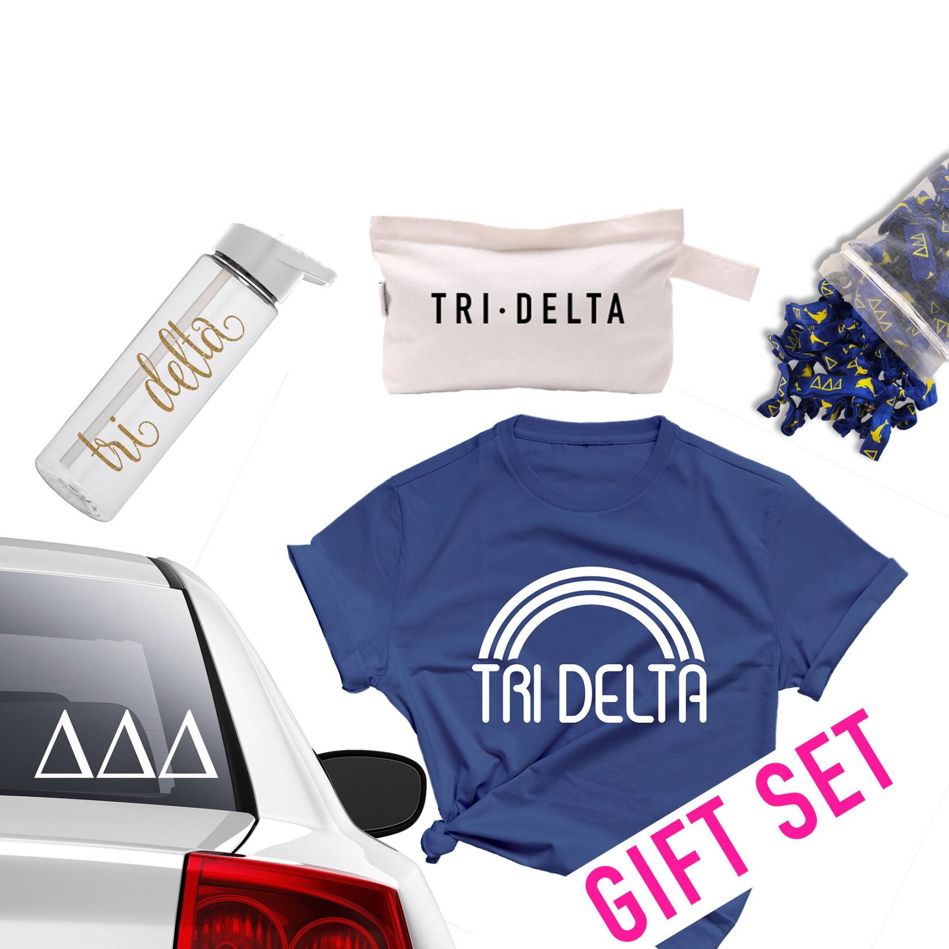 Tri Delta Merch Set - Sorority Bundle Delt Sororität von Etsy - TheLuxuryGirl