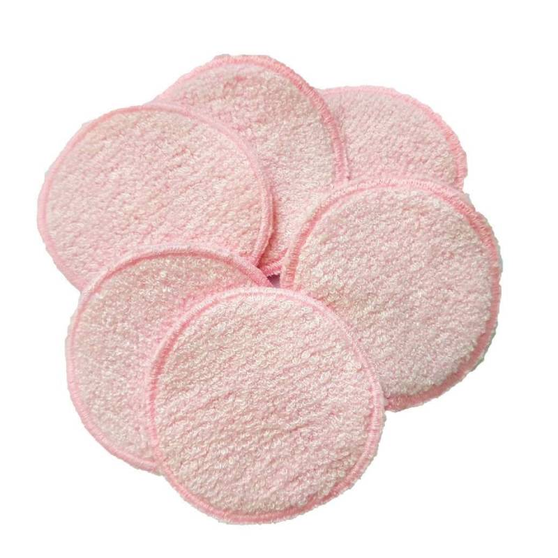 Wiederverwendbare Pads, Makeup Remover, 6 Wiederverwendbare Bambus Rundungen, Bio Gesichtspads, Zero Waste Gesichtspflege, Waschbare Entferner Pads von Etsy - TheMissCatShop