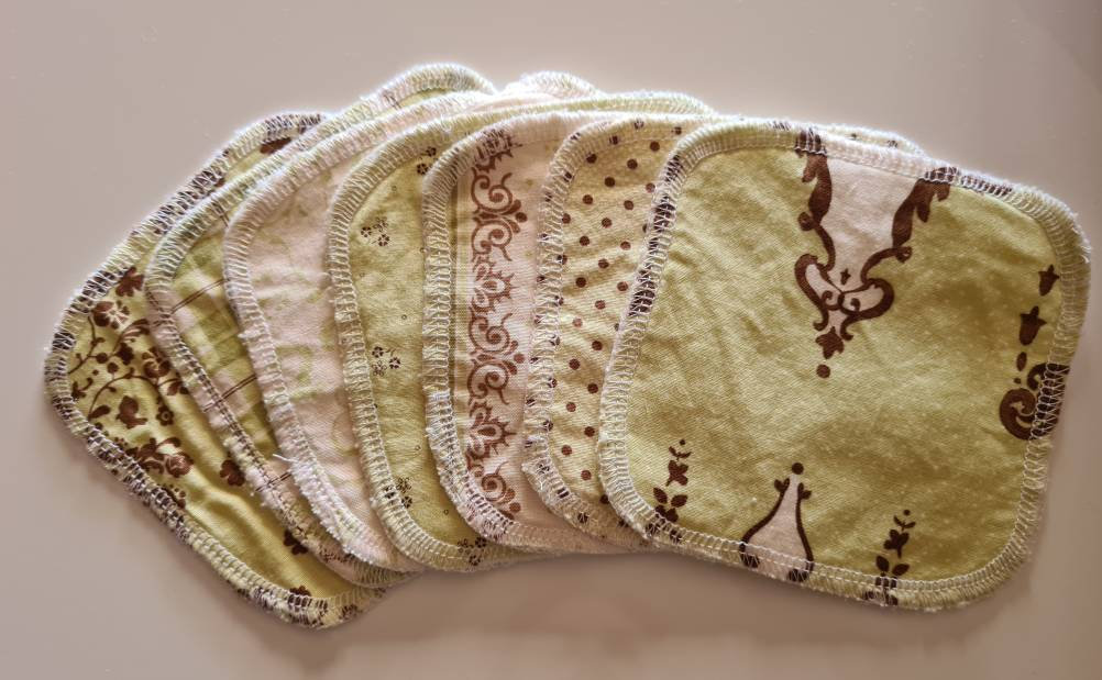 Make-Up-Entferner - Wiederverwendbare Gesichtstücher Baby-Feuchttücher 4, 5 "Baumwoll-Flanell-Reinigungstücher" Make-Up-Entferner - Wiederverwendbare Gesichtstücher Baby-Feuchttücher 4, 5 "Baumwoll-Flanell-Reinigungstücher" von Etsy - TheMysteryStitchShop