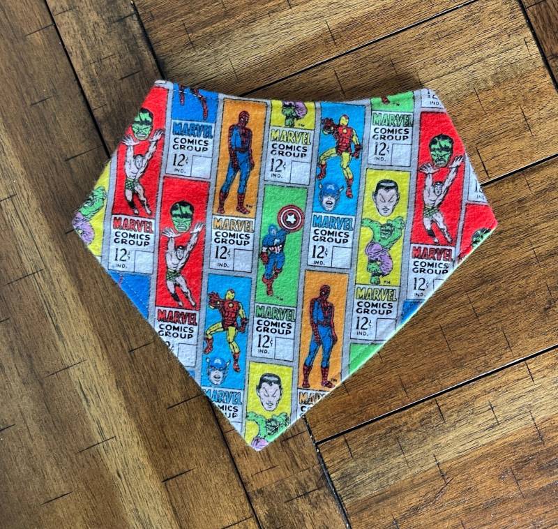 Comic Superheld Bandana Sabbern Lätzchen von Etsy - TheNordicNana