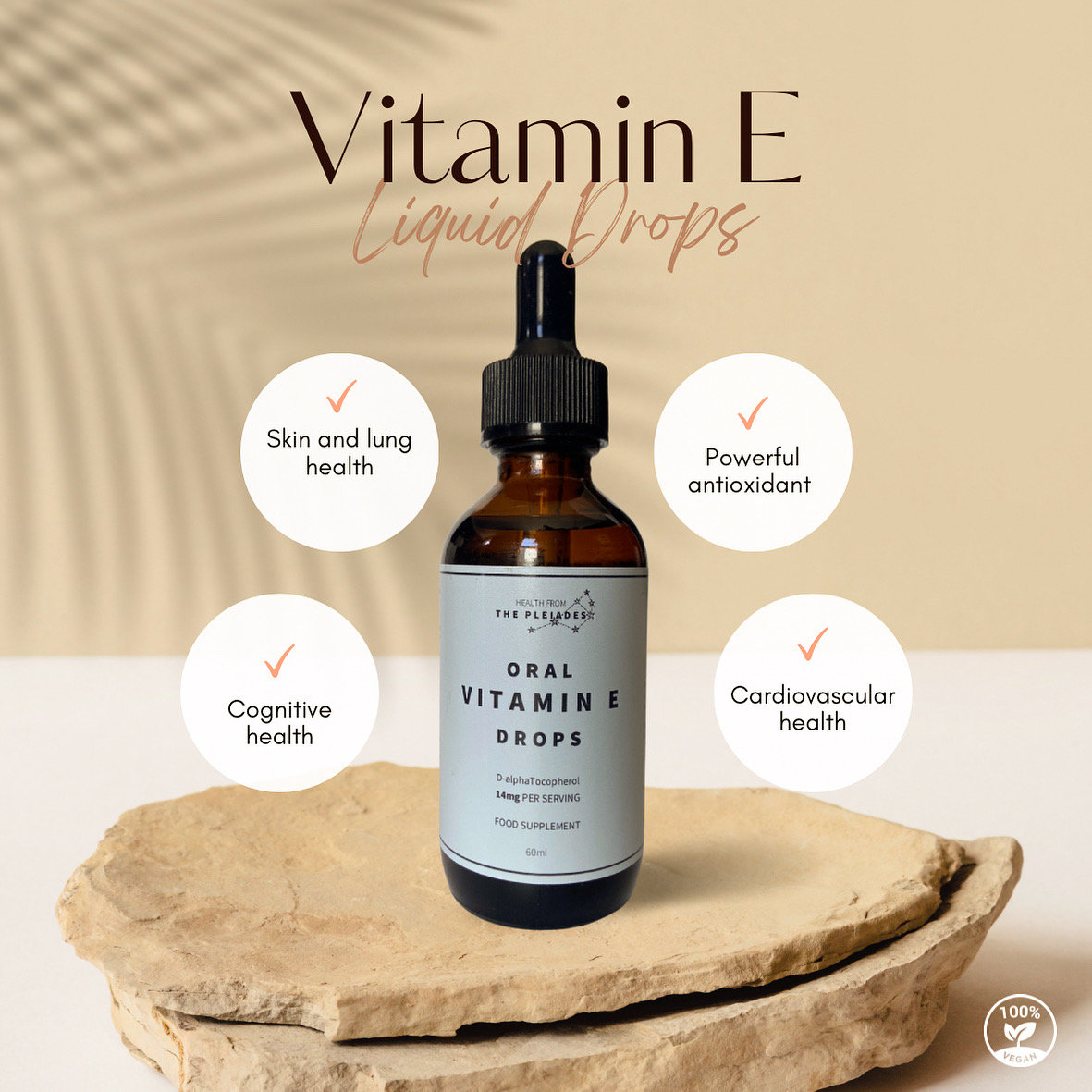 Vitamin E | Flüssige Tropfen Nahrungsergänzung Wohlbefinden Bio-Ergänzungen Natürliche Flüssige Vegan Ergänzungen Natürlich von Etsy - ThePleiadesHealth