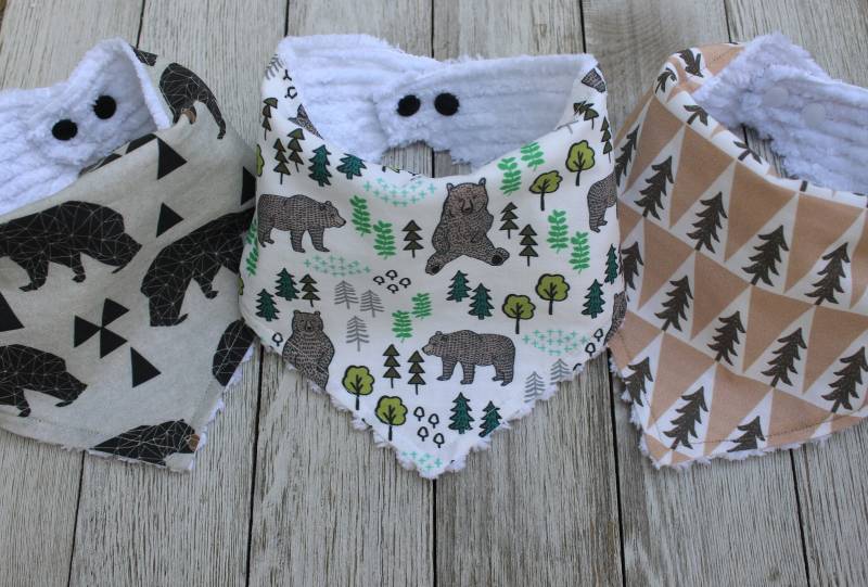 Bär Baby Lätzchen | Wald-Babyparty Babyparty Junge Geschenk Für Jungen Bär-Babyparty-Geschenk Neugeborene von Etsy - TheRedFoxFinds