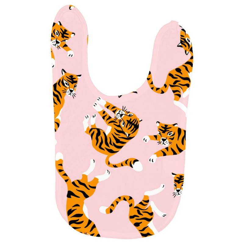 Rosa Tiger Baby Bibs von Etsy - TheSmallAndWild