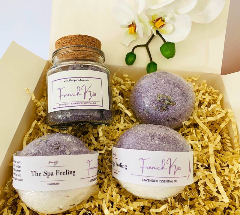 Badekugel Set, Wellness Geschenk Mama, Lavendel Spa Box, Badekugel, Wellnessgeschenk, Mutter von Etsy - TheSpaFeeling