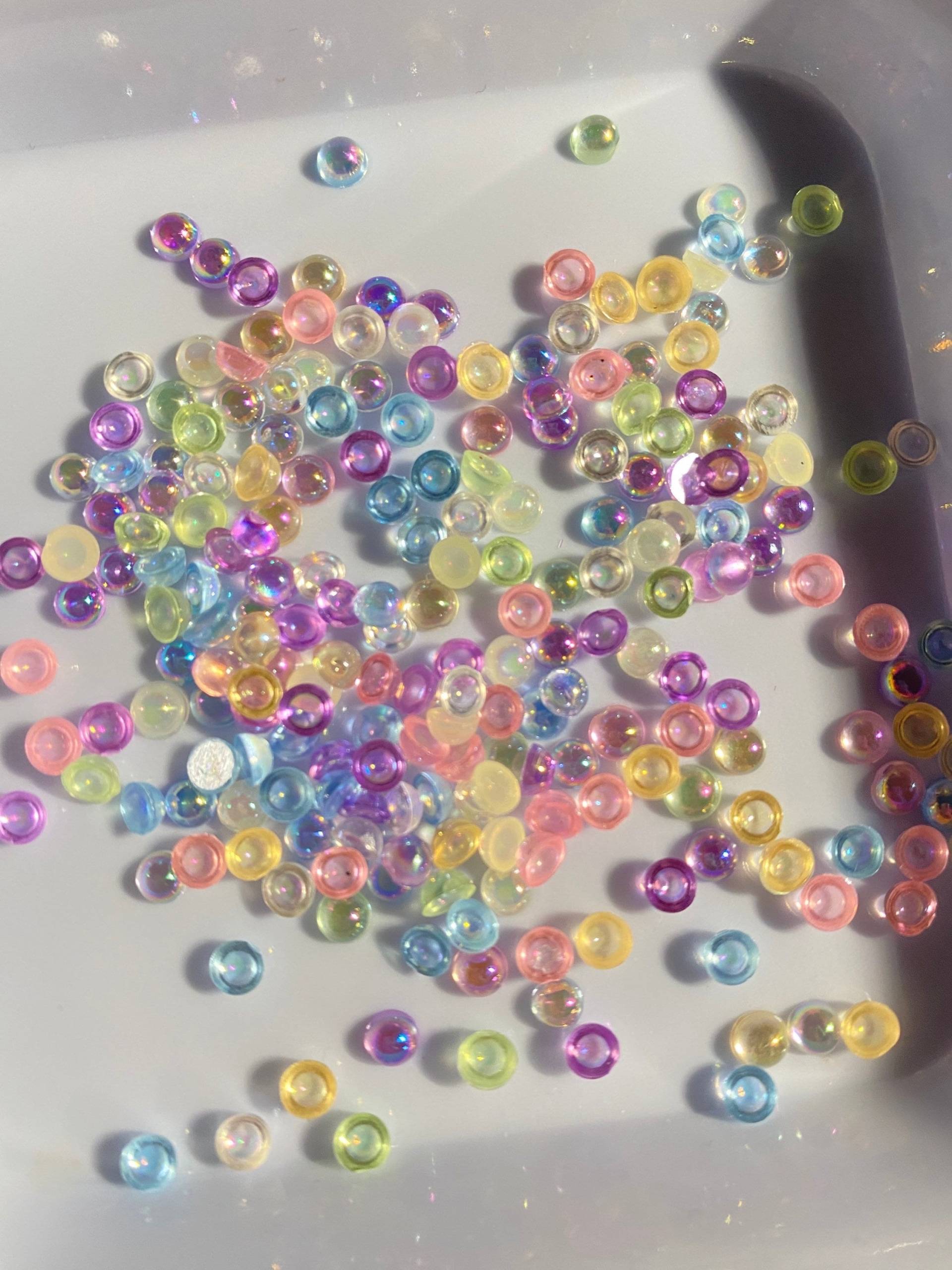 100/200 Stk 3D Nagel Dekorationen, Halb Bubble Perlen 1-5mm Mix Farbe Diy Basteln Charms von Etsy - Thebestbox66