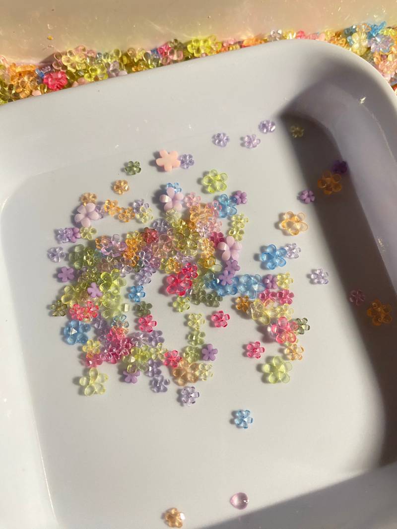 50/100/200/500 Stk Mini Blumen 3D Nagel Dekorationen, Mix Model, Diy Basteln N3029 Charms Nail Art von Etsy - Thebestbox66