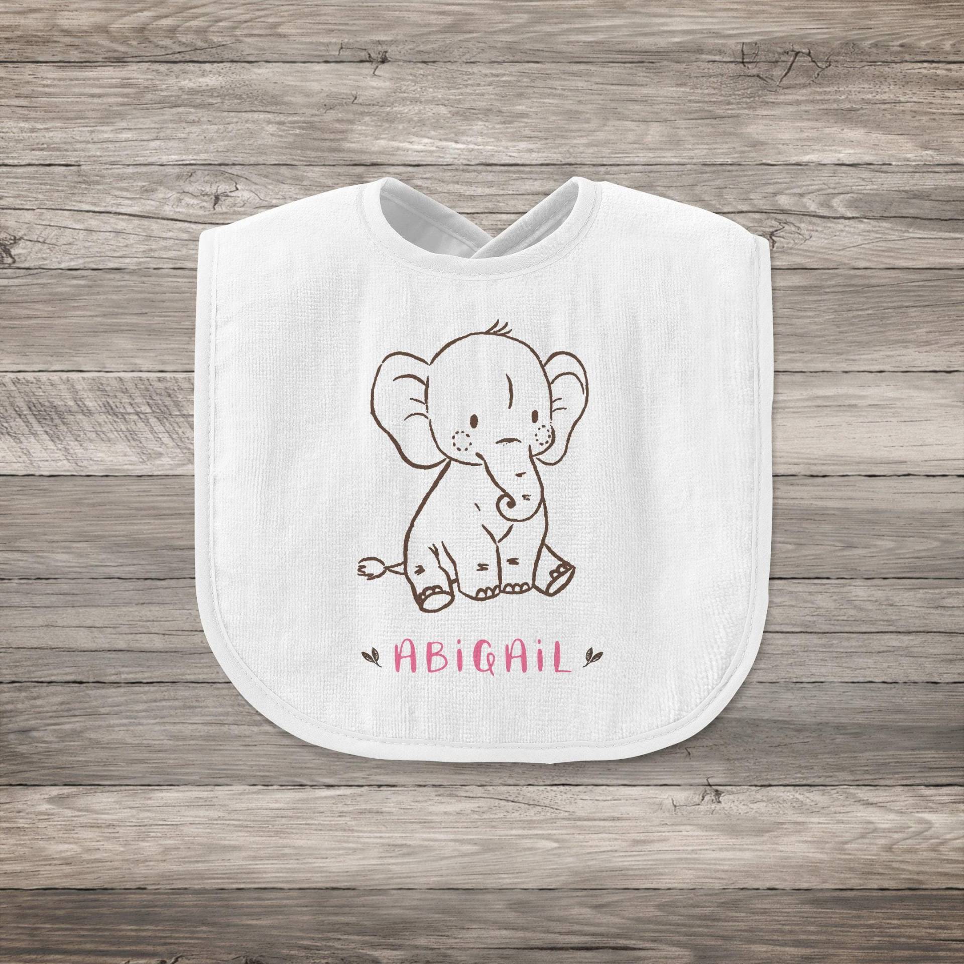 Elefant Baby Lätzchen | Name Personalisierte Jungen Geschenk Mädchen Personalisiertes Baby-Geschenk Elefant Baby Lätzchen | Name Personalisierte Jungen Geschenk Mädchen Personalisiertes Baby-Geschenk von Etsy - Thepillowgeek