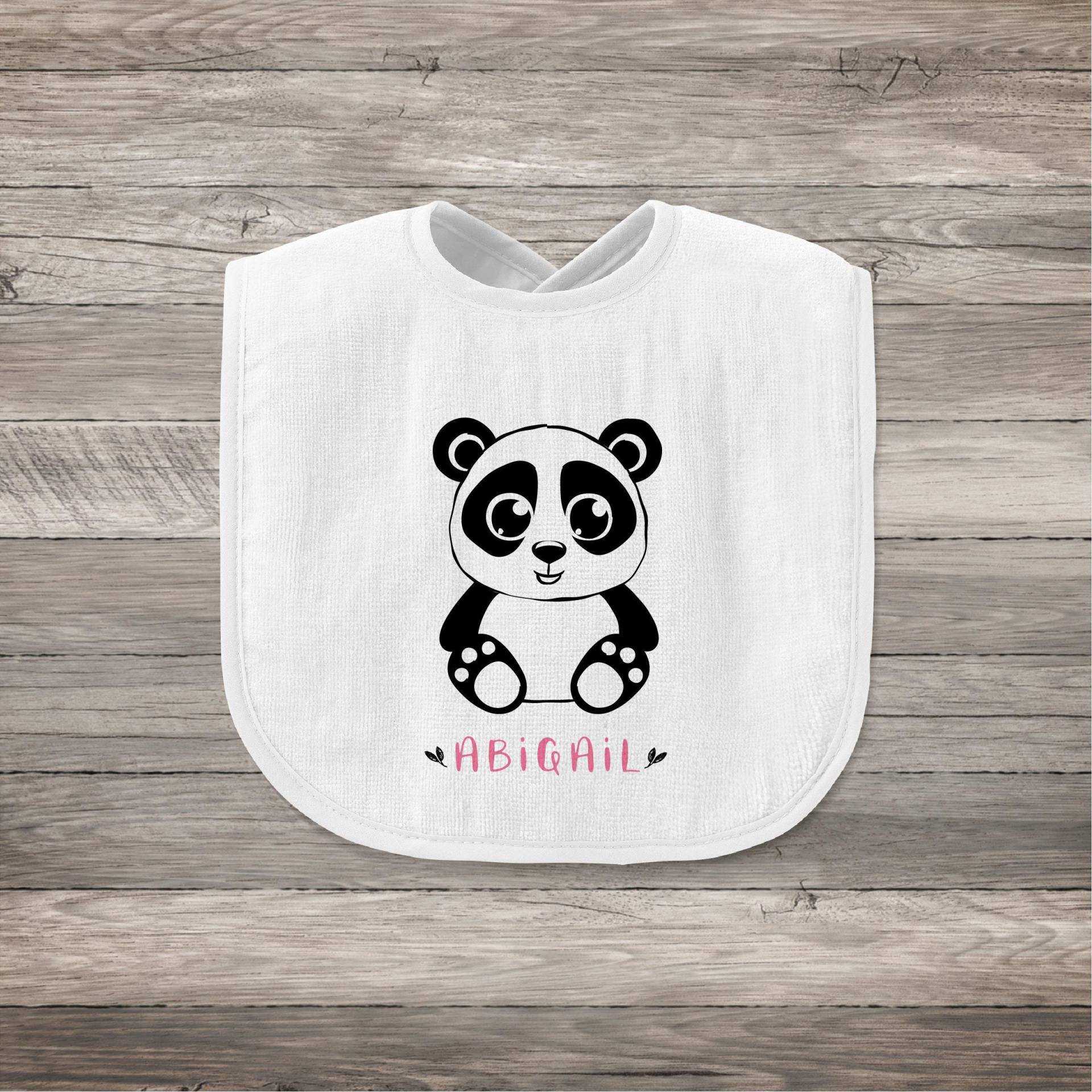 Panda-Baby-Lätzchen | Panda Lätzchen Baby Name Personalisierte Jungen Geschenk Mädchen Personalisiertes Baby-Geschenk Panda-Baby-Lätzchen | Panda Lätzchen Baby Name Personalisierte Jungen Geschenk Mädchen Personalisiertes Baby-Geschenk von Etsy - Thepillowgeek