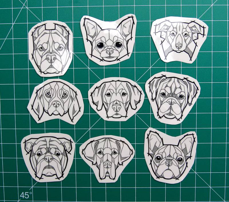 Temporäre Tattoos - Hunde Minis von Etsy - TherbisStudio