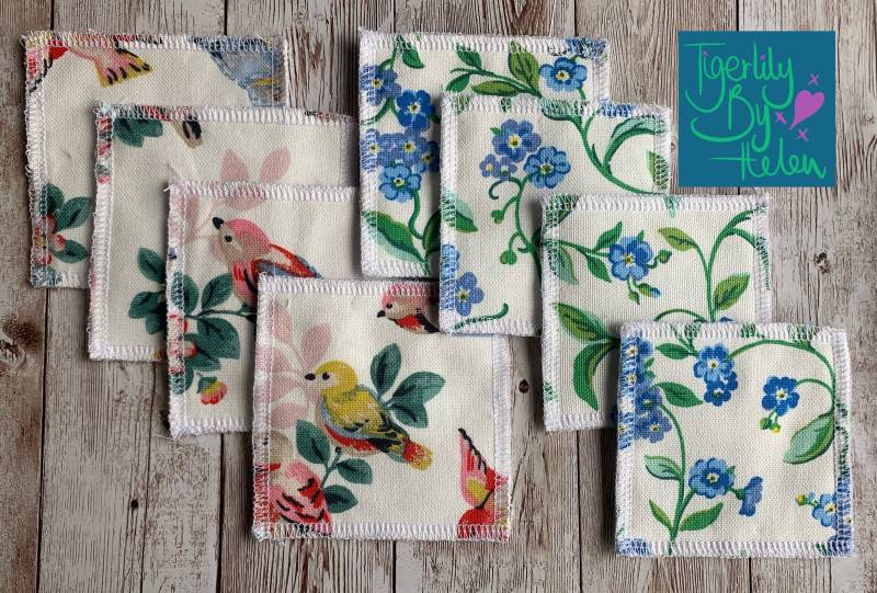 Cath Kidston 4Er Pack Wiederverwendbare Bambus Frottee Wattepads von Etsy - TigerlilyByHelen