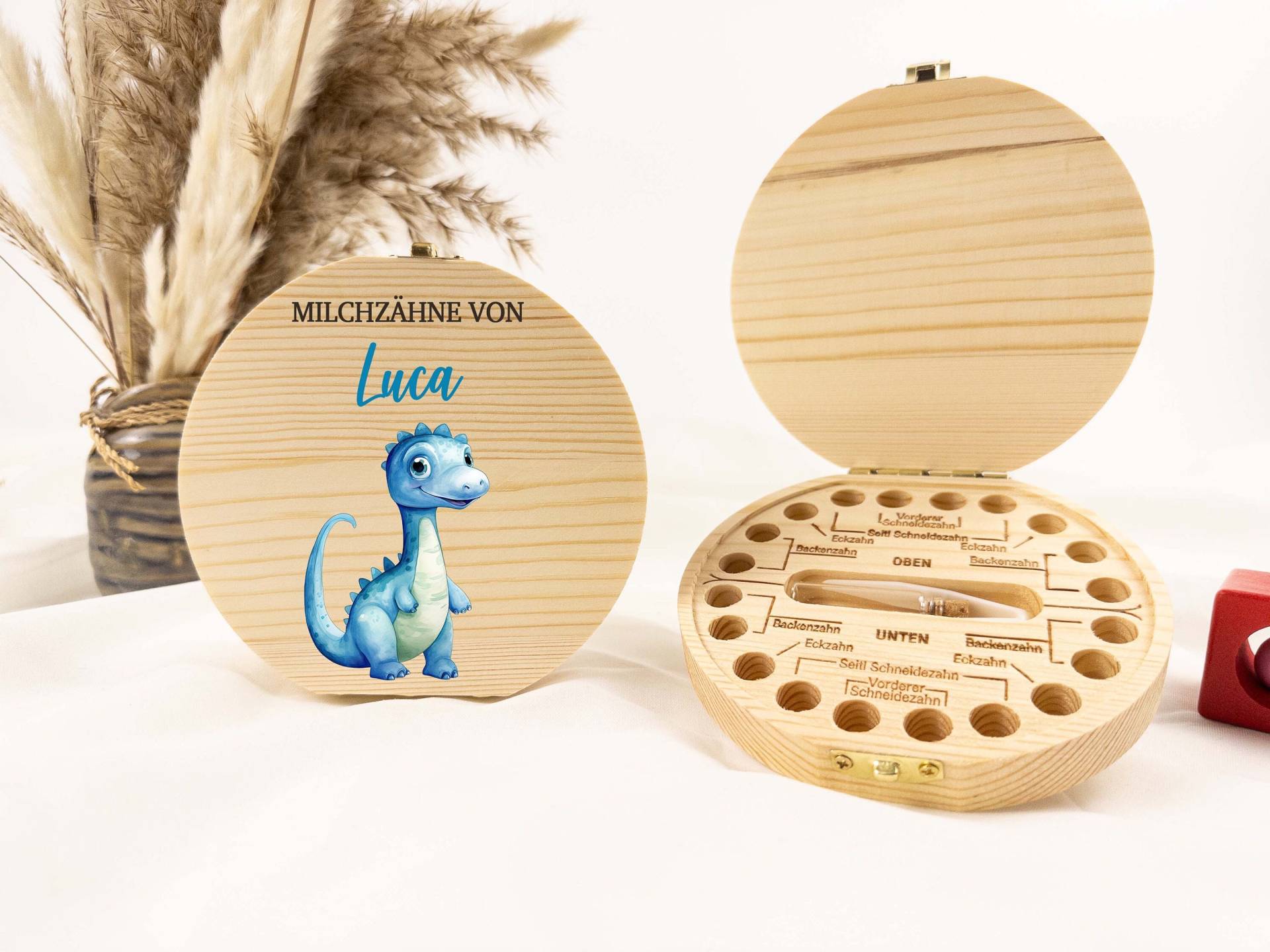 Personalisierte Dino Zahndose, Zahndose Baby, Milchzähne Kinder, Milchzahnbox, Aus Holz, Baby Aufbewahrung von Etsy - TimberTalesCreations