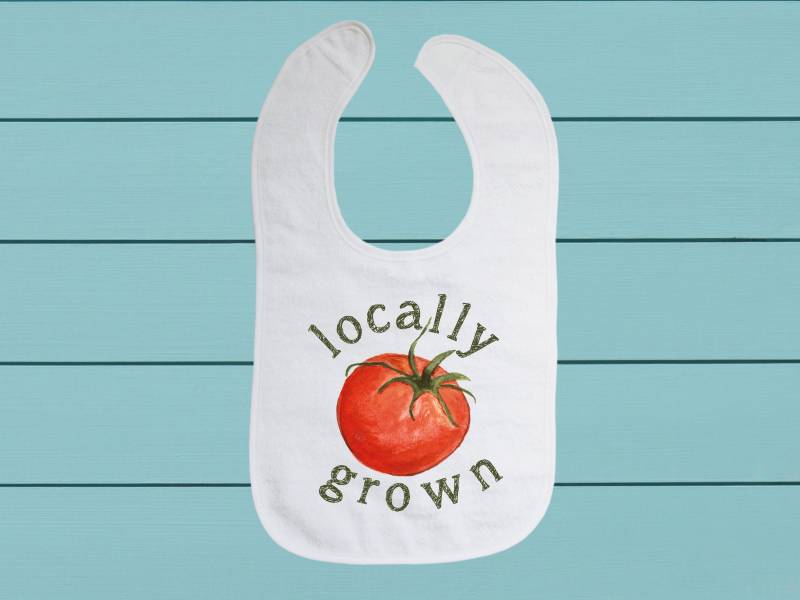 Tomaten Lätzchen - Baumwoll Frottee Tuch Baby Mit Weichem Verschluss von Etsy - TinaLabadiniDesigns