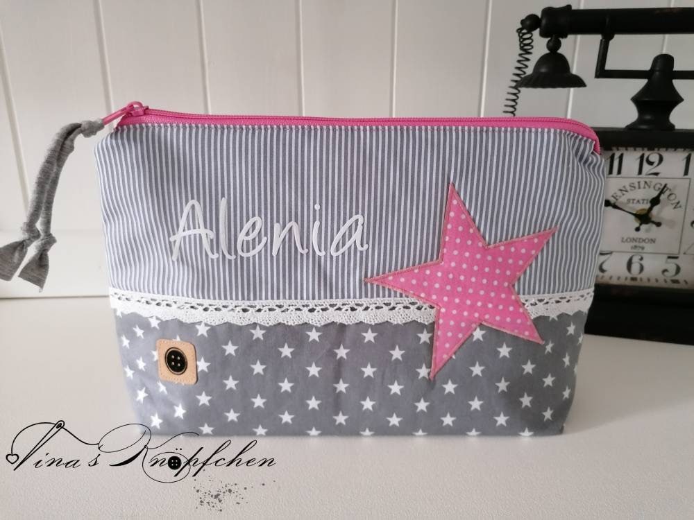 Windeltasche/Kulturtasche Mit Name/Personalisiertes Geschenk/Taufgeschenk Name/Geschenk Zur Geburt von Etsy - TinasKnoepfchen