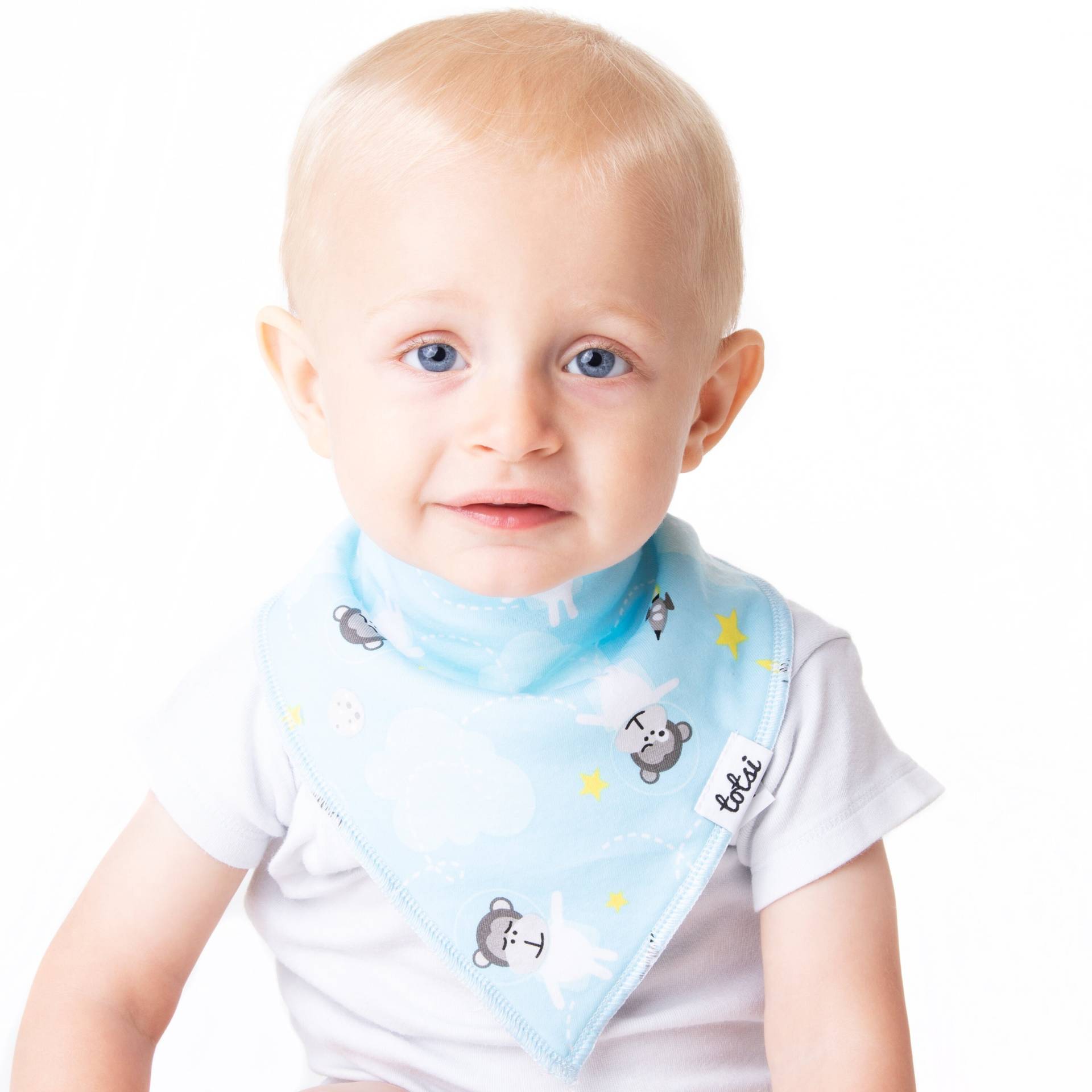 Astronaut - Luxus-Dribbel-Tuch Saugfähiger Weltraum-Themen-Baby-Bandana-Tuch von Etsy - TotsiUK