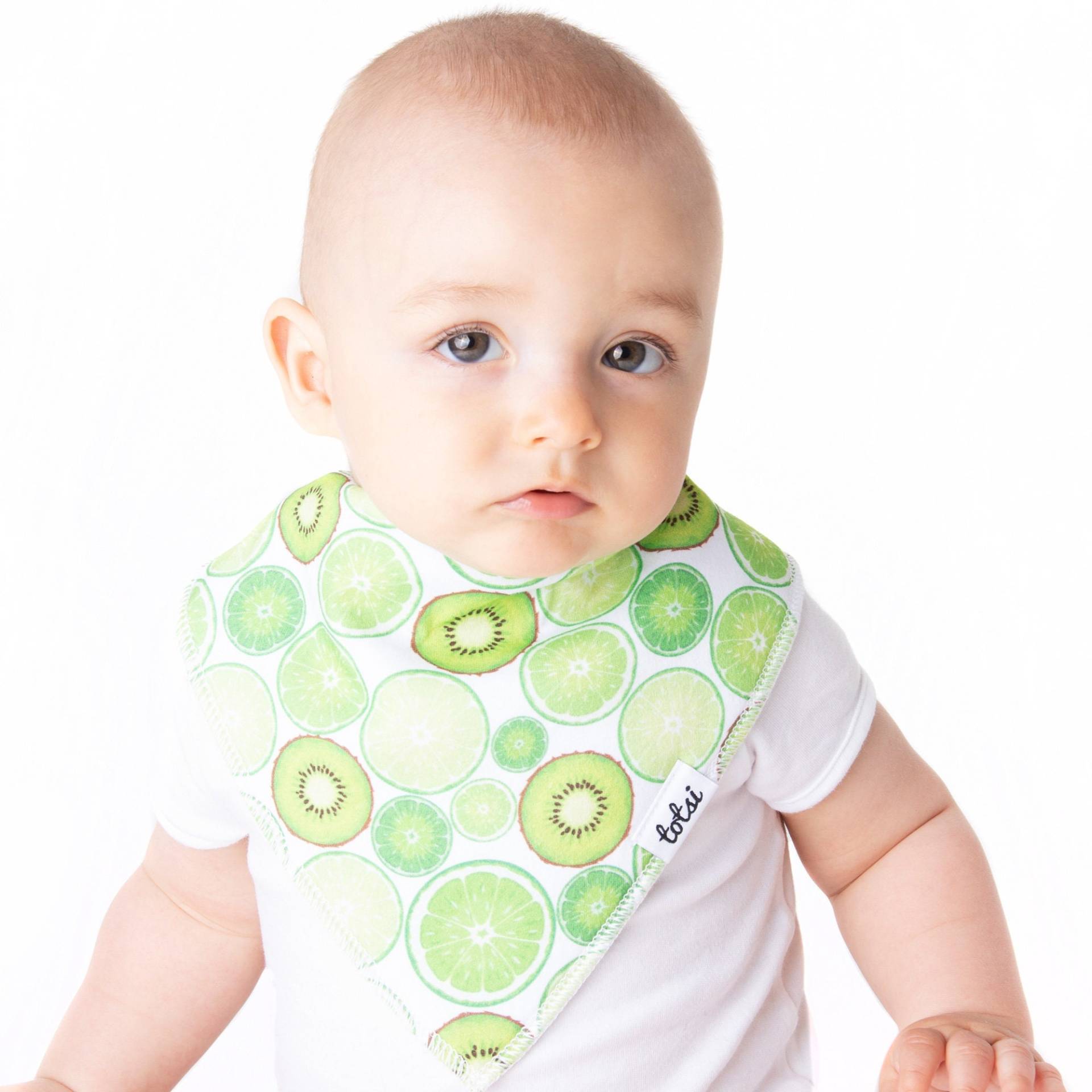 Baby-| Luxus Bandana Dribble Bib| Kiwi Cool von Etsy - TotsiUK