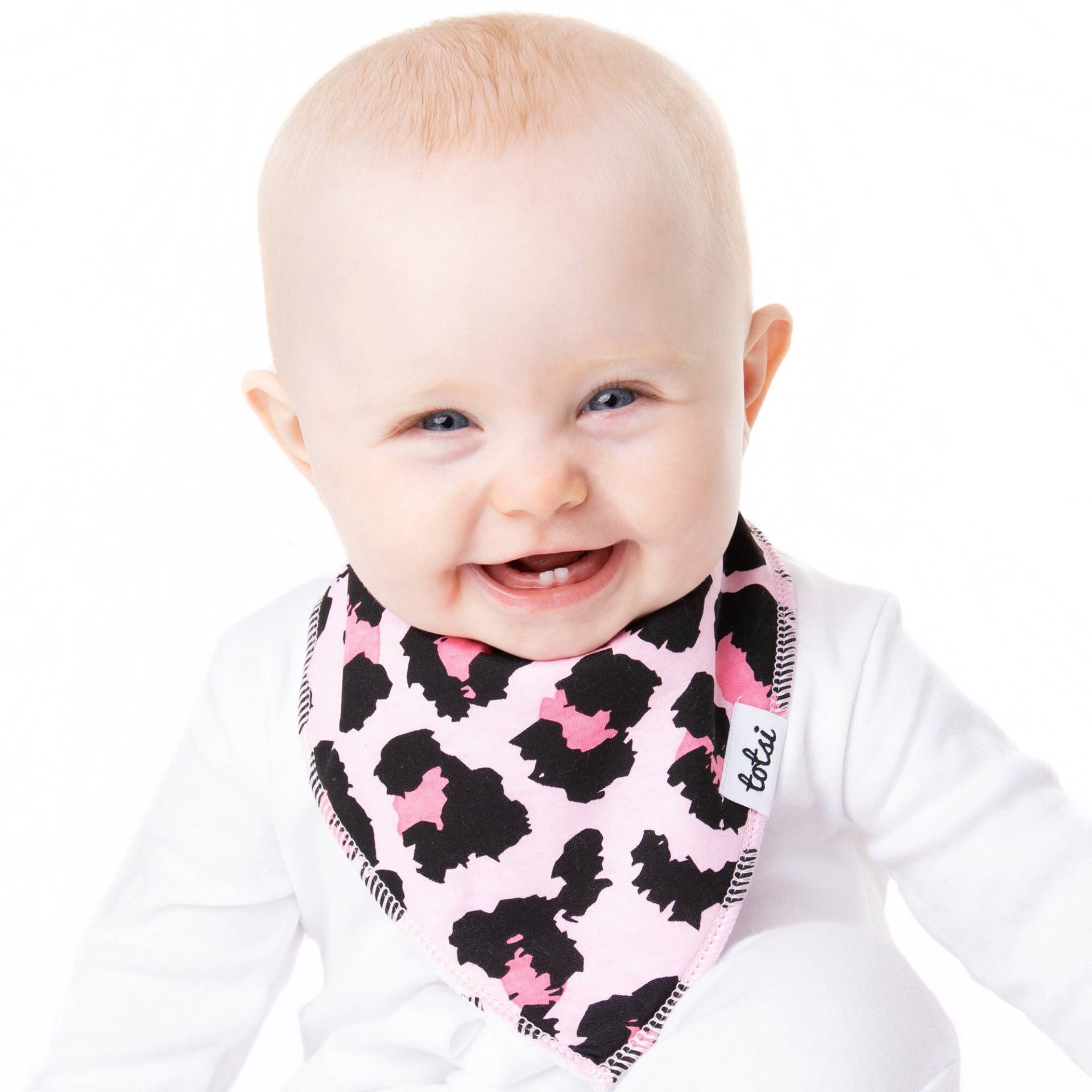 Leopard Print Baby Lätzchen Luxus Bandana Dribble Rosa von Etsy - TotsiUK