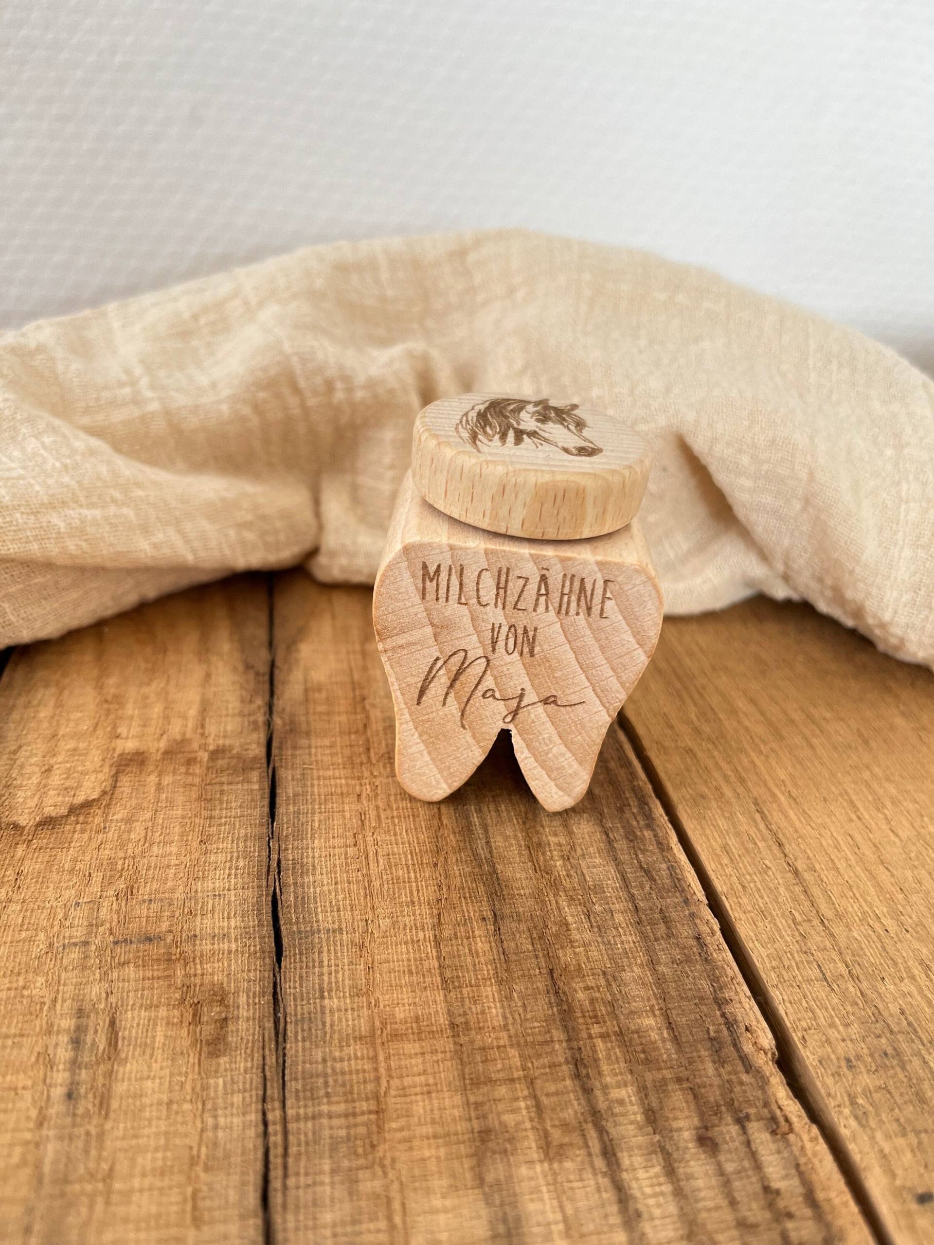 Personalisierte Milchzahndose/Zahndose Aus Holz Zahnfee von Etsy - Traeumelei