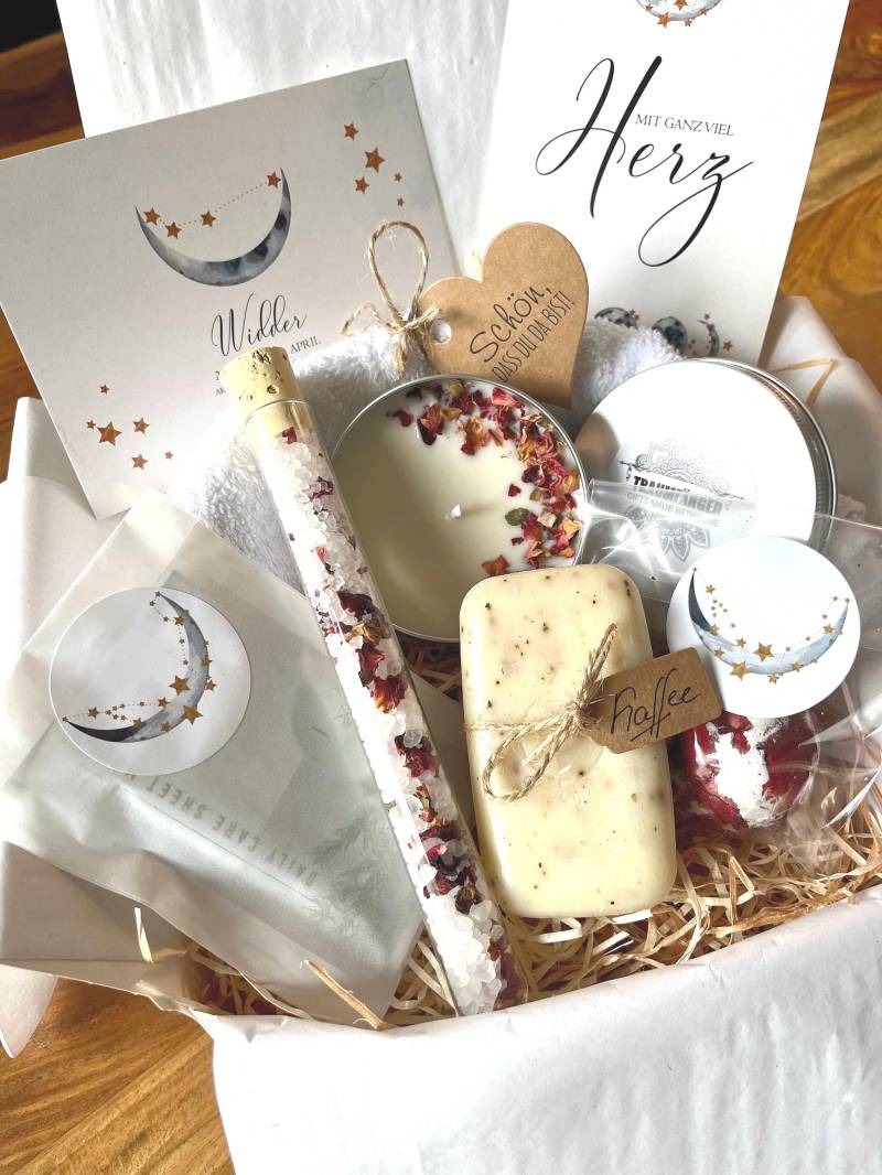 sternzeichen Wellness Geschenkbox Für Frauen | Box Ritual Geschenkset Freundin Mama Spa Wohlfühlbox Geburtstag Set Badesalz von Etsy - TraumfaengerLaden