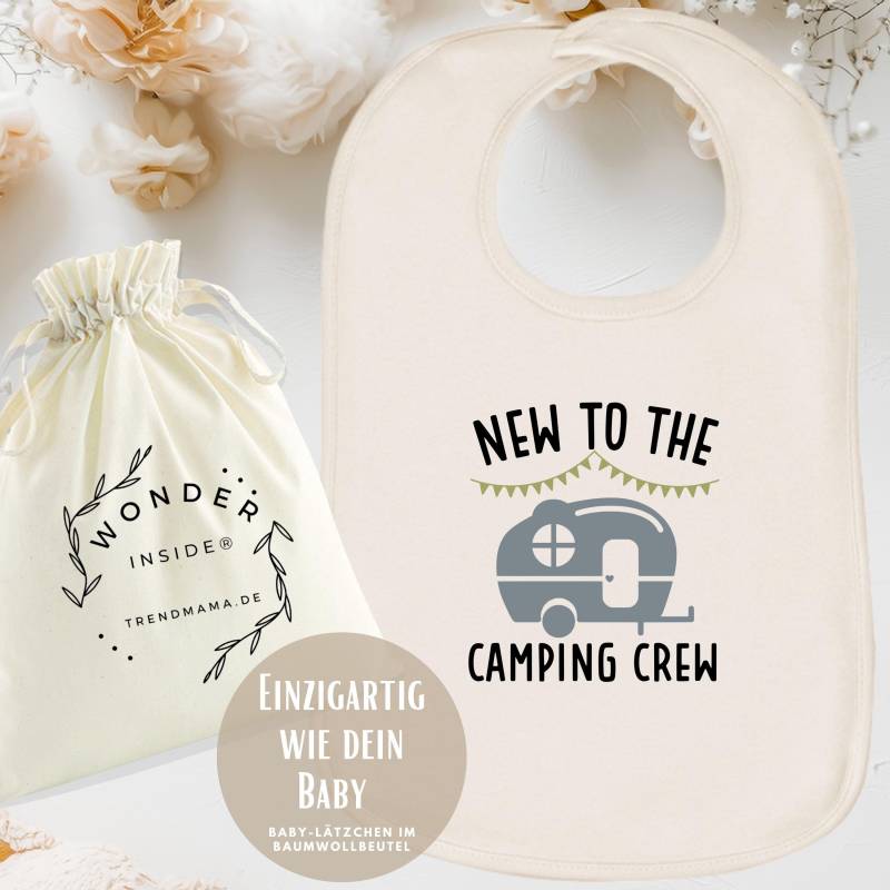 Babylätzchen „New To The Camping Crew" - Geschenk Für Kleine Abenteurer | Baumwolle, Nachhaltig Verpackt Baby Camper-Familien von Etsy - TrendMama